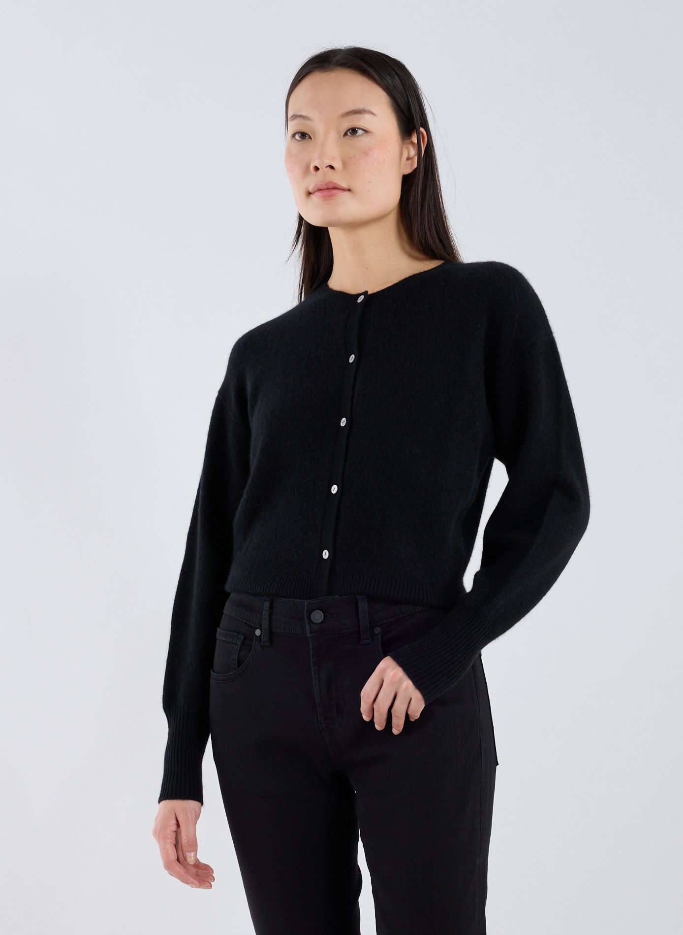 ALMADA Cardigan en cachemire  Noir