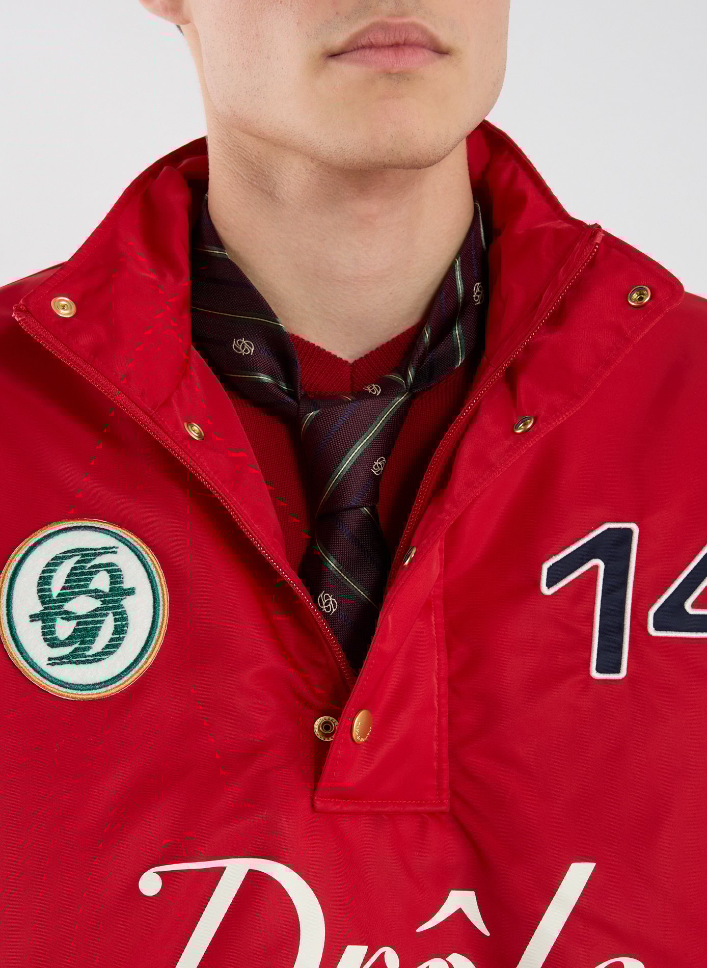 Veste ample sérigraphiée DROLE DE MONSIEUR Rouge