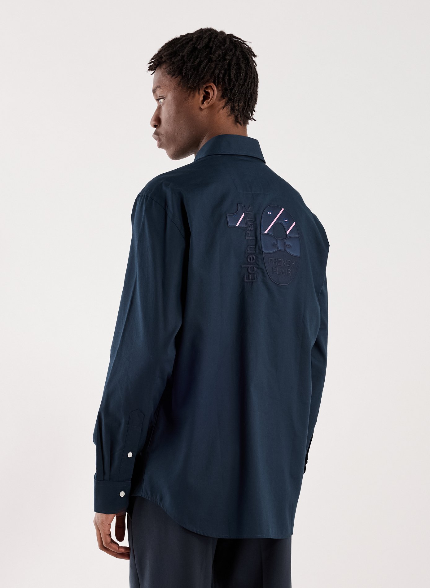 Cotton shirt EDEN PARK Blue