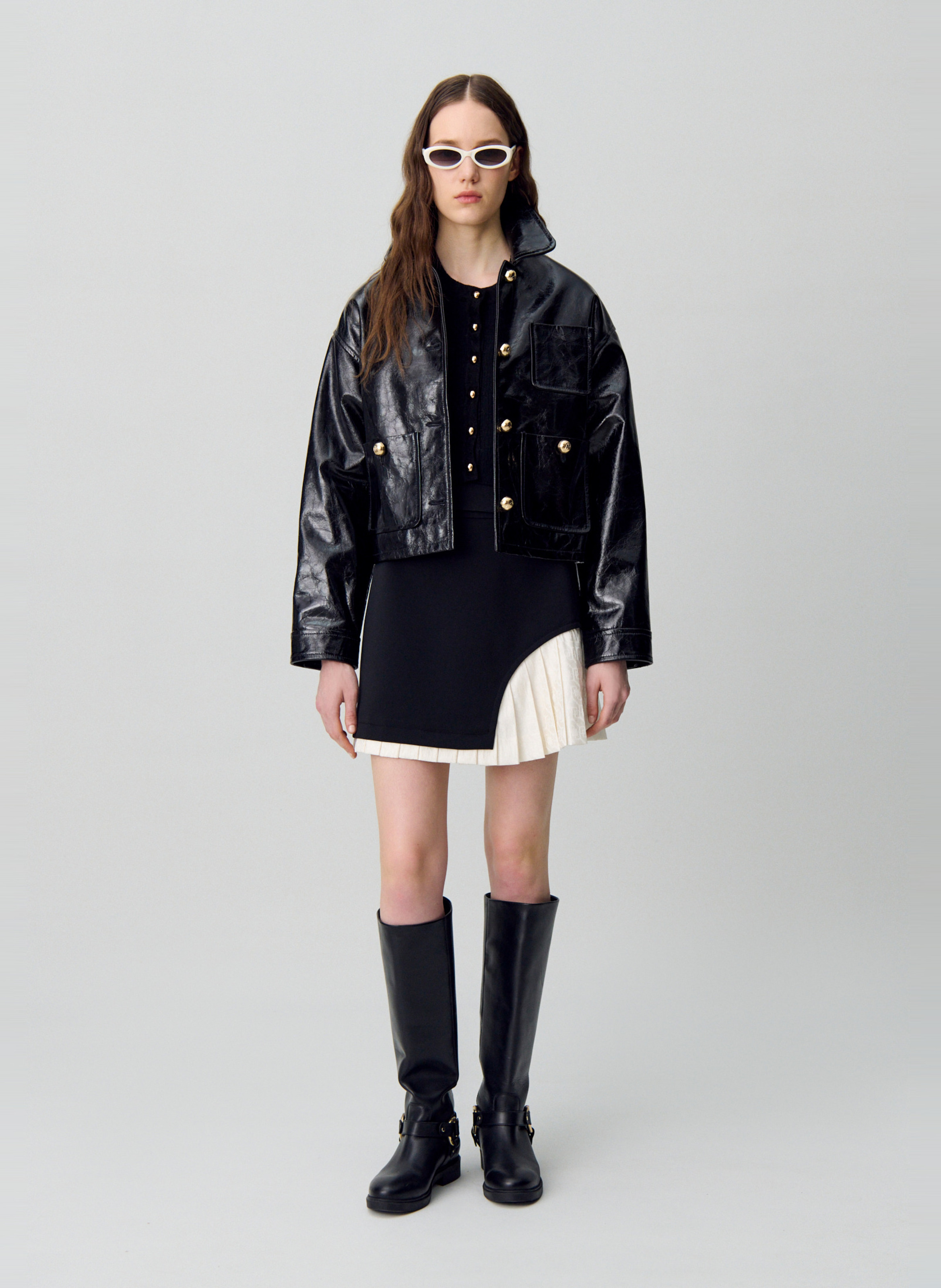 Jupe courte bicolore scarlett CLAUDIE PIERLOT Multicolore