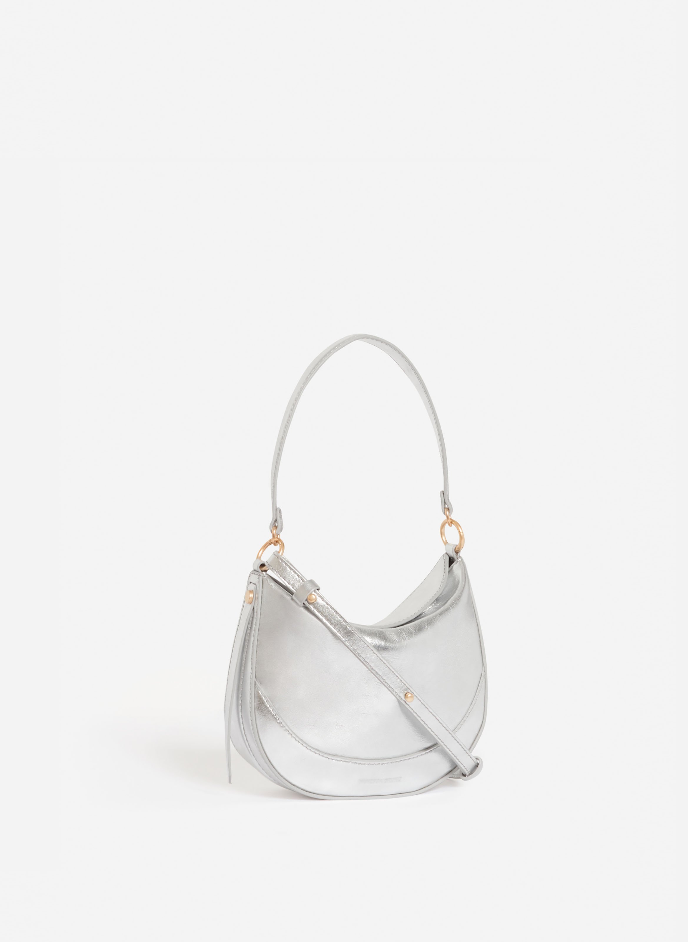 Petit sac daily en cuir VANESSA BRUNO Argent