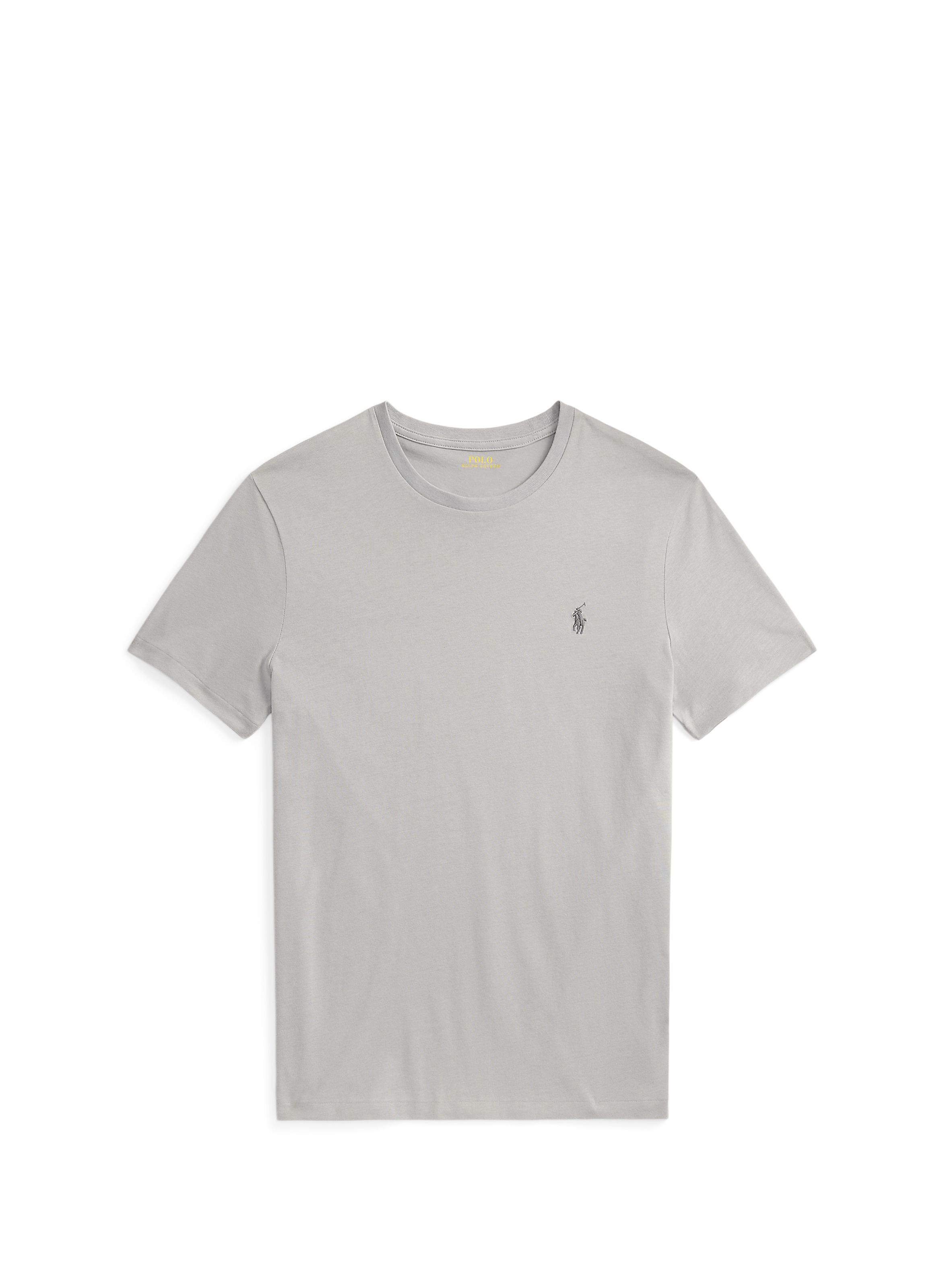 T-shirt slim en coton POLO RALPH LAUREN Gris