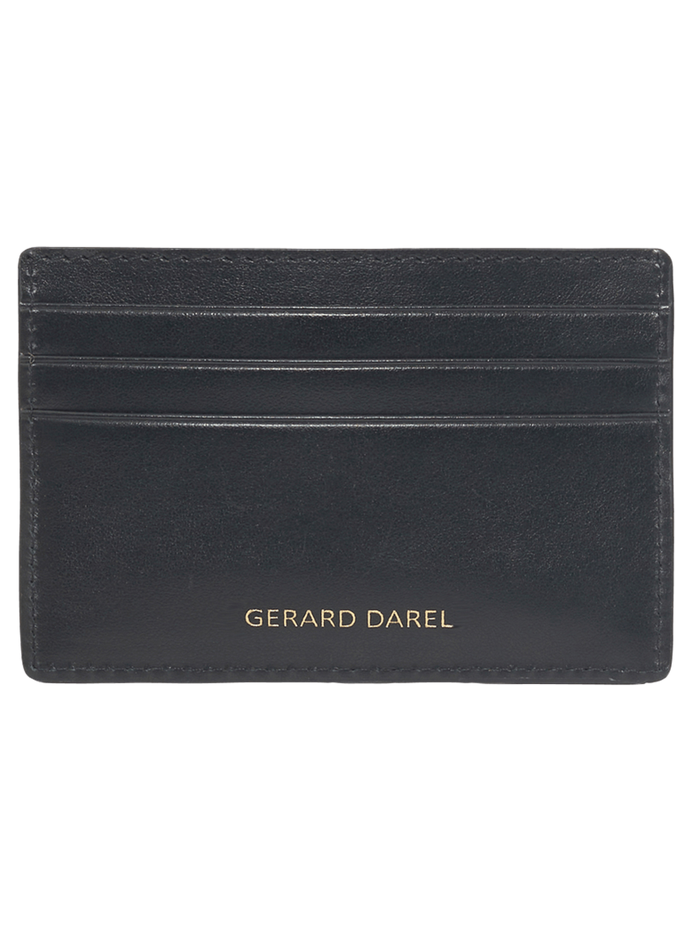 Porte carte en cuir - cardholder GERARD DAREL Noir