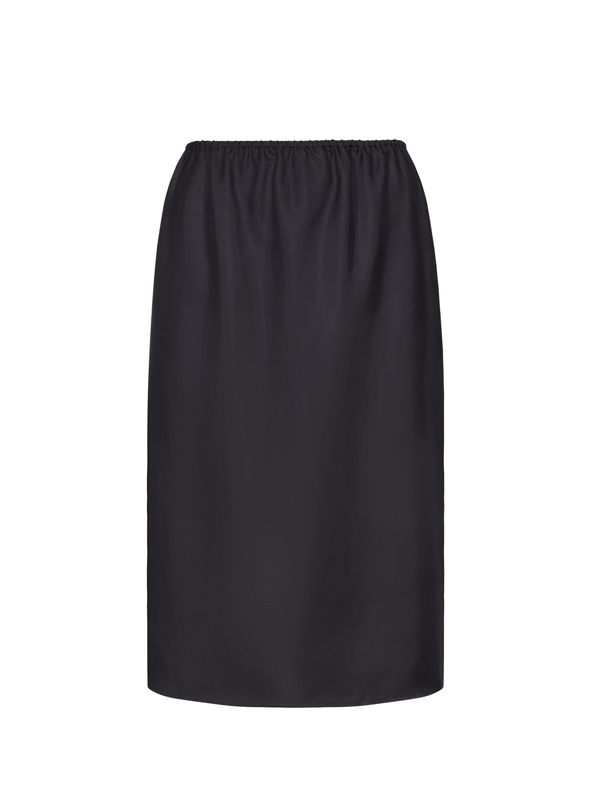 VASALI silk twill skirt LOULOU DE SAISON Black