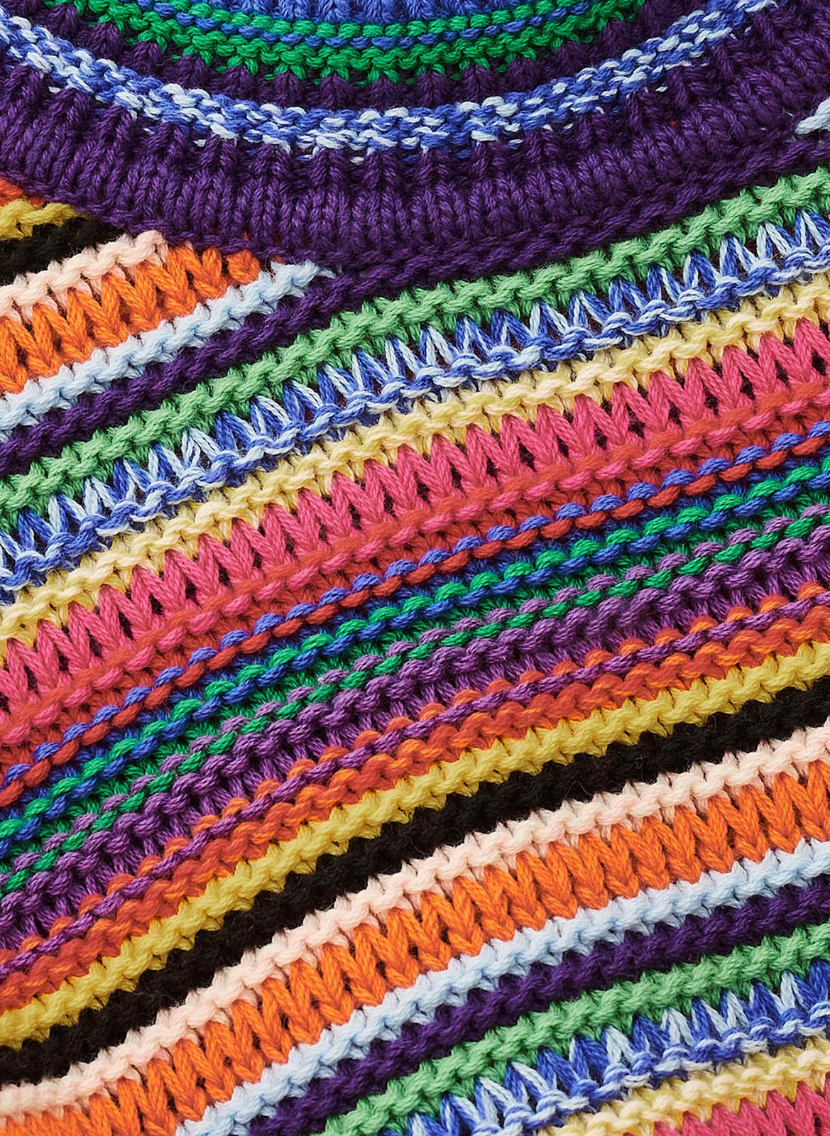 Pull col rond en coton farfaela BA&SH Multicolore