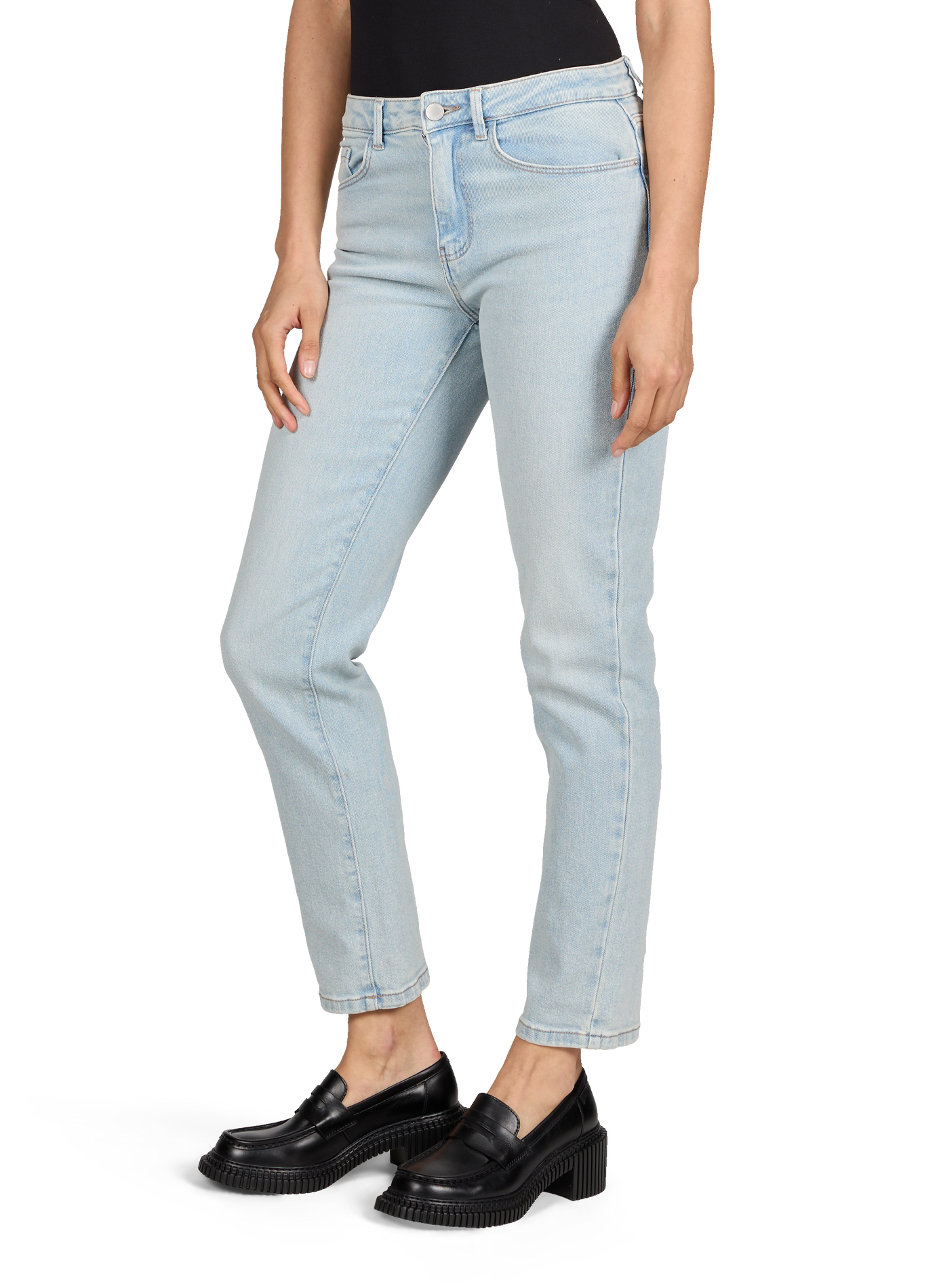Straight leg jeans Vialice in blended cotton VILA Blue