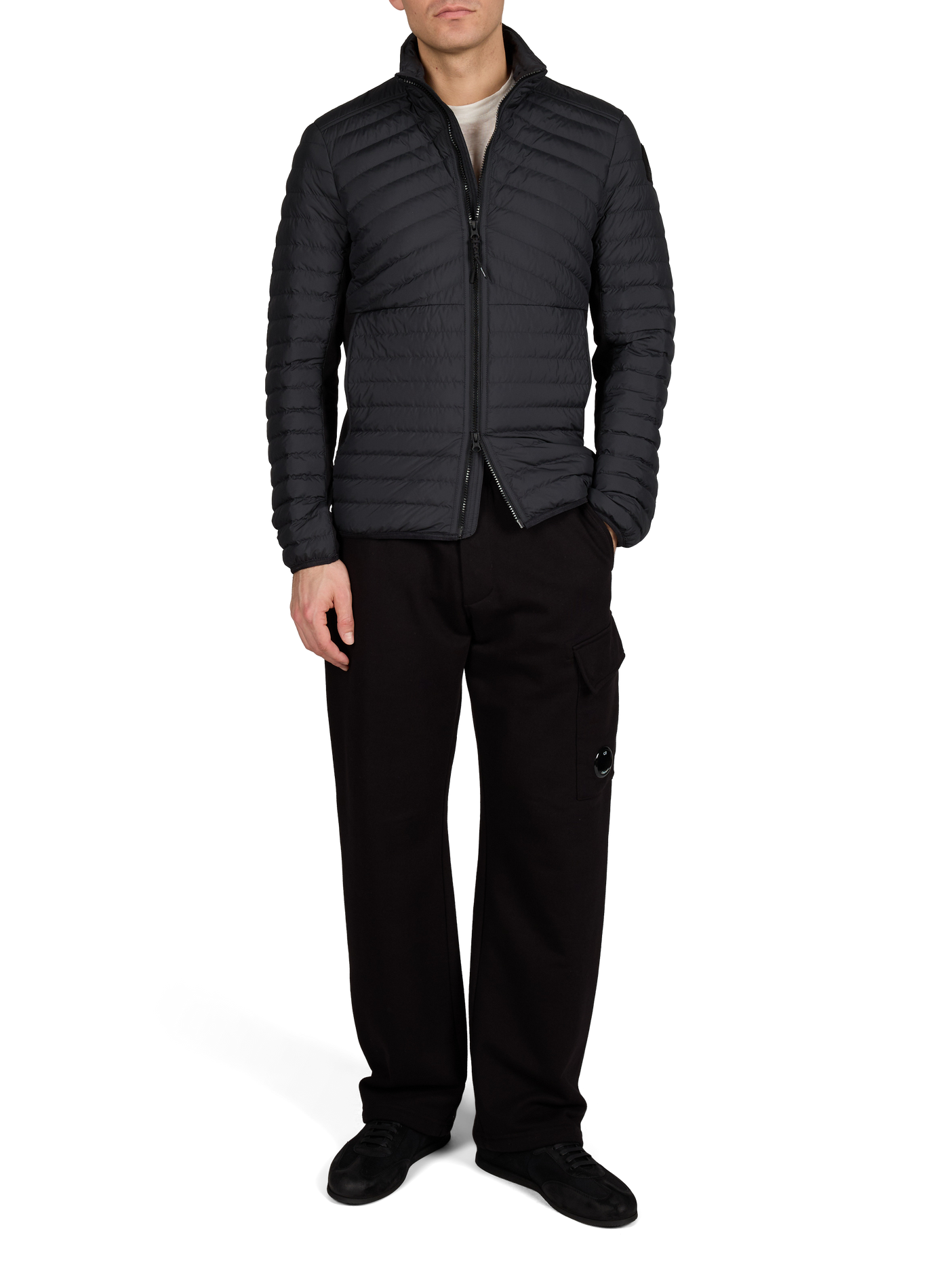 Retractable puffer jacket with high collar PARAJUMPERS Black