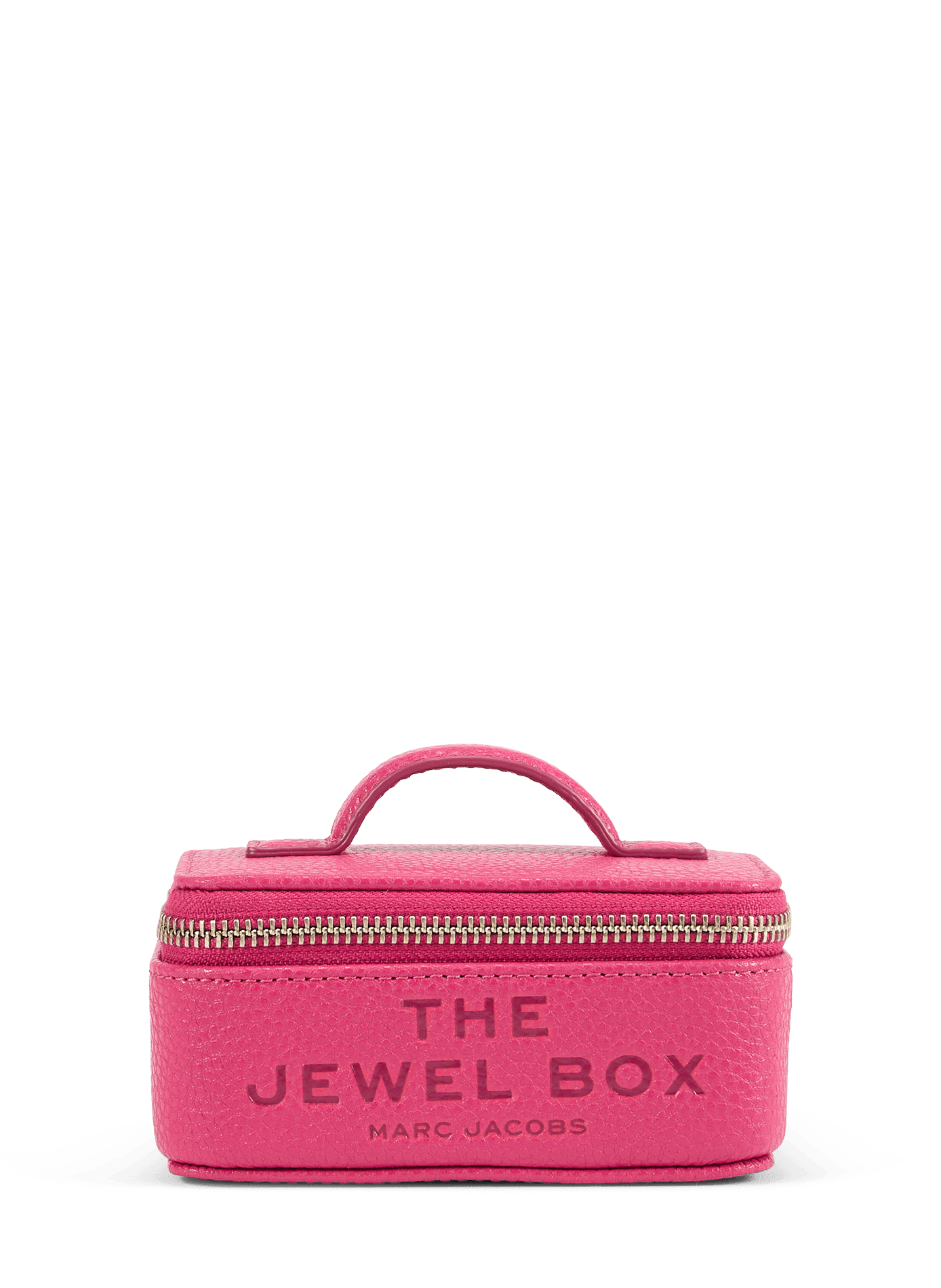 The Jewel box en cuir grainé MARC JACOBS Rose