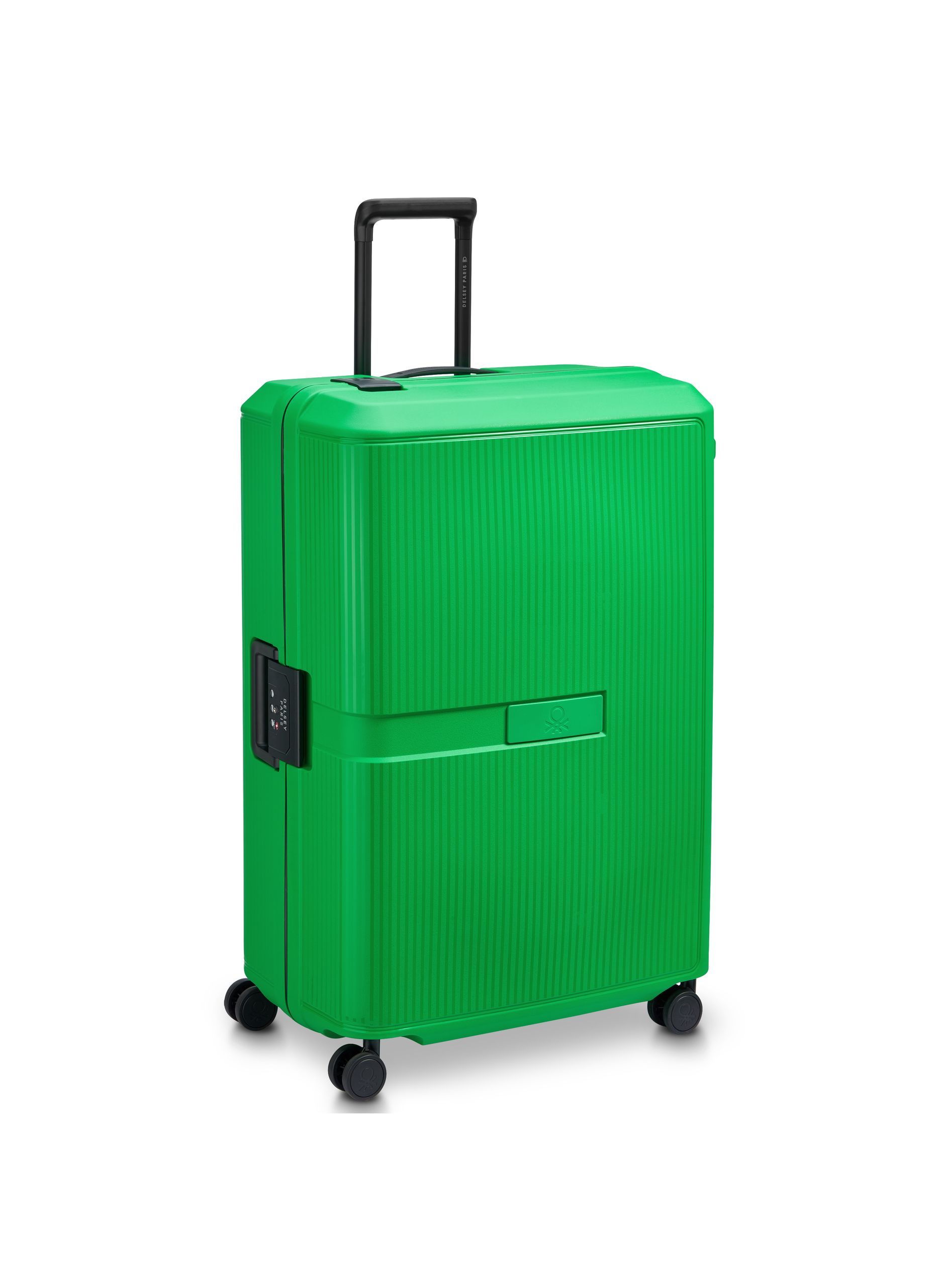 Valise soute rigide taille xl - color block hardside DELSEY PARIS Vert