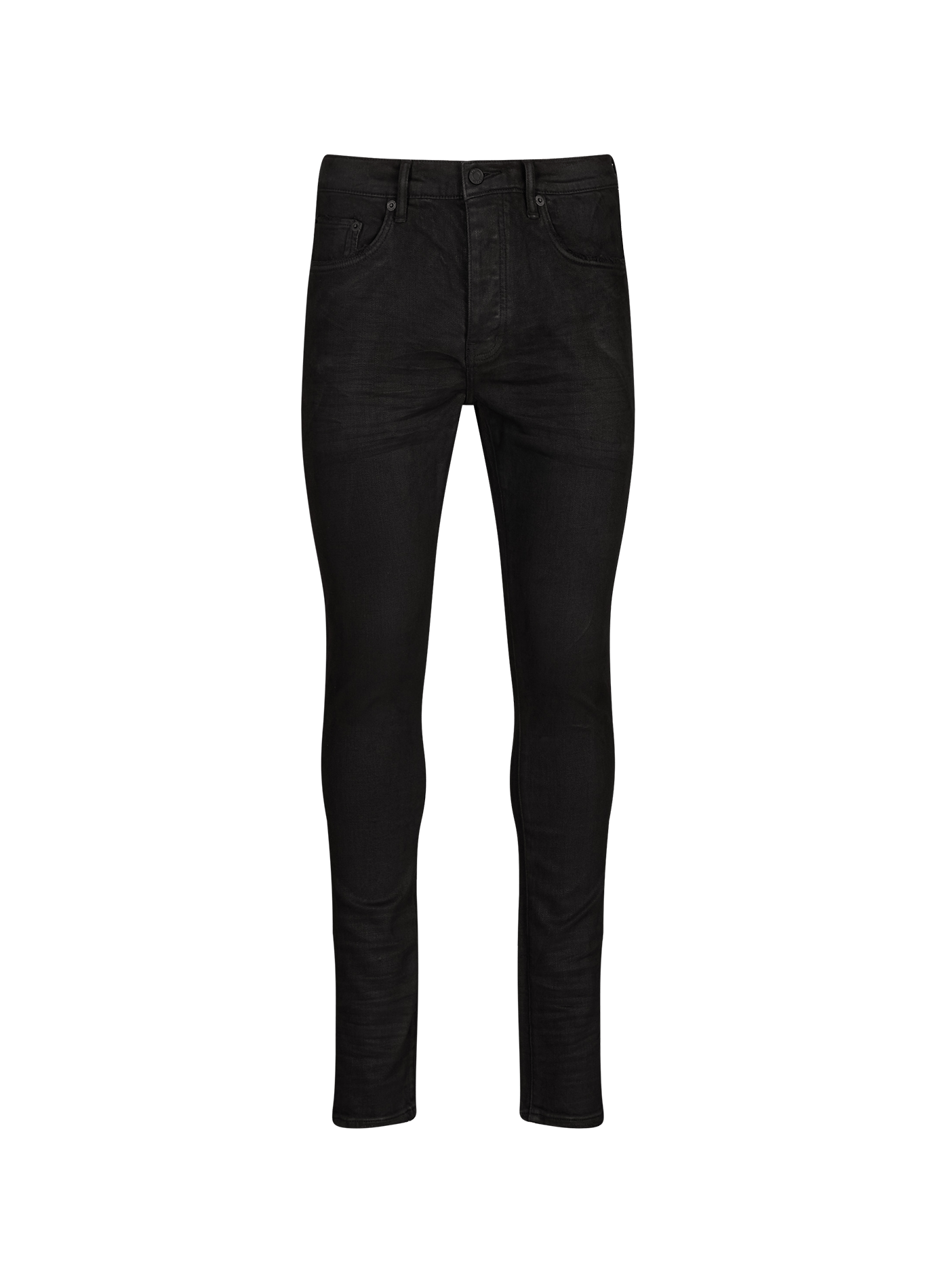 Slim-fit cotton-blend jeans PURPLE BRAND Black