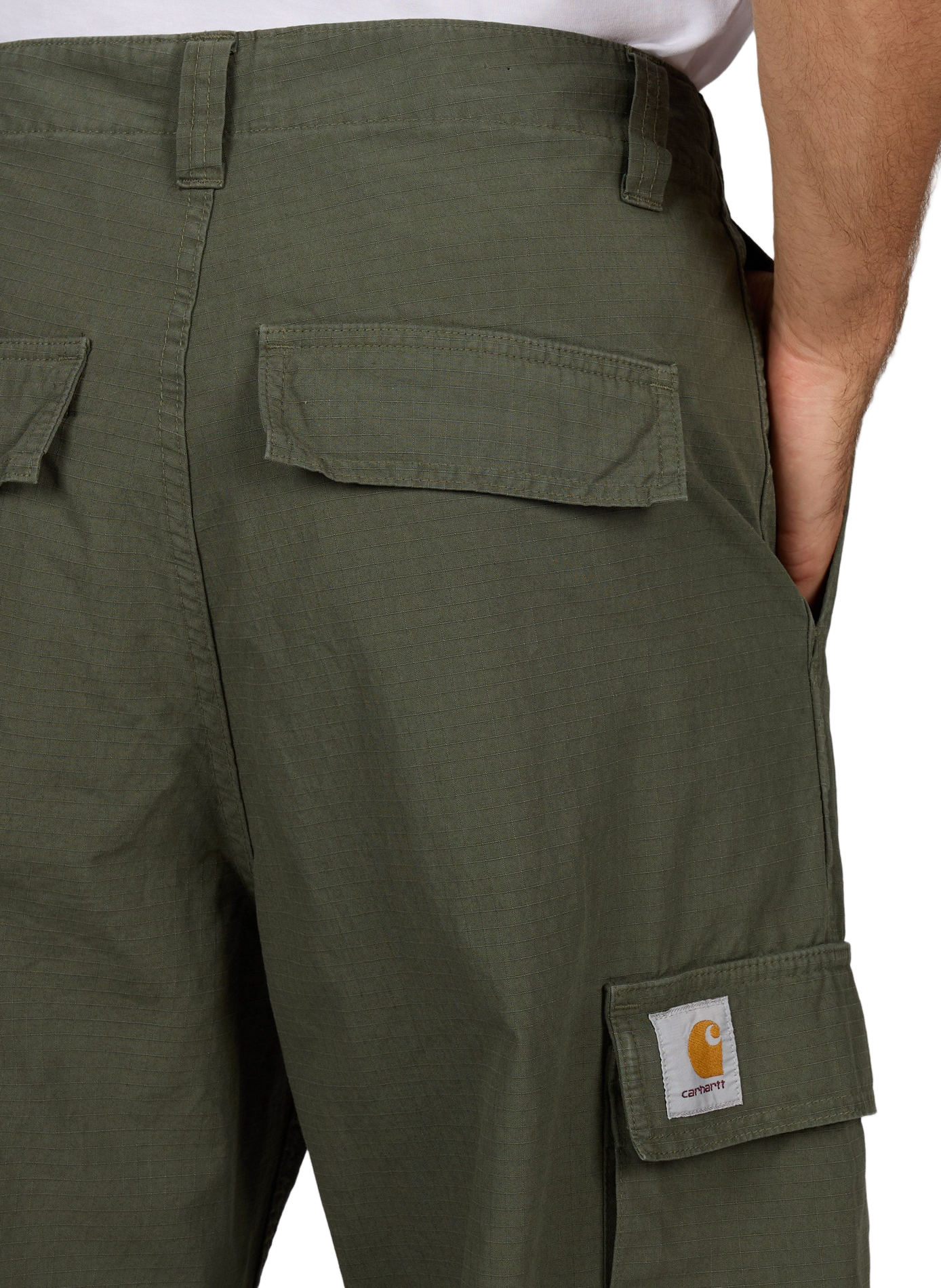Pantalon cargo Kade en coton CARHARTT WIP Vert