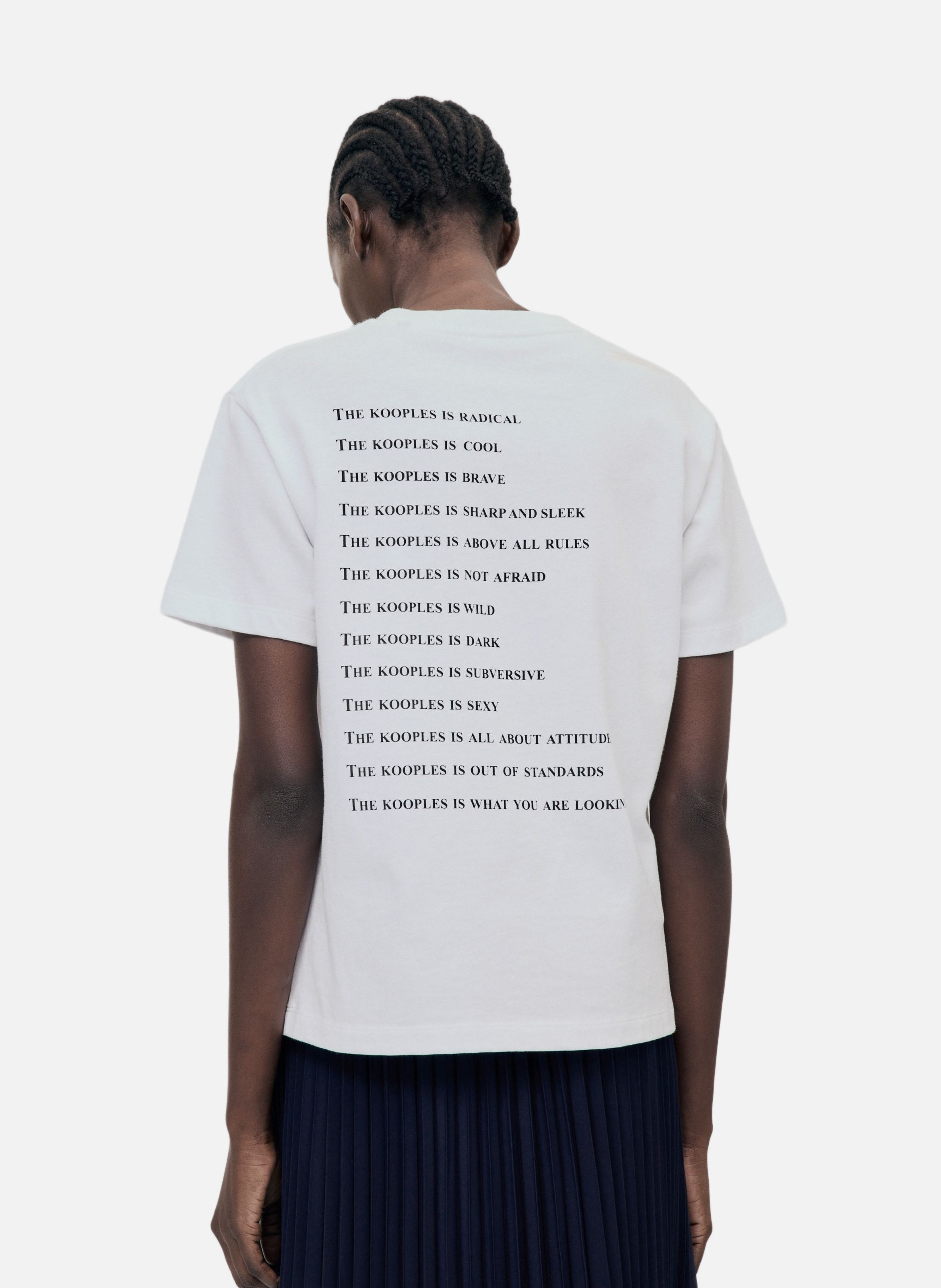 T-shirt manches courtes what is THE KOOPLES Blanc