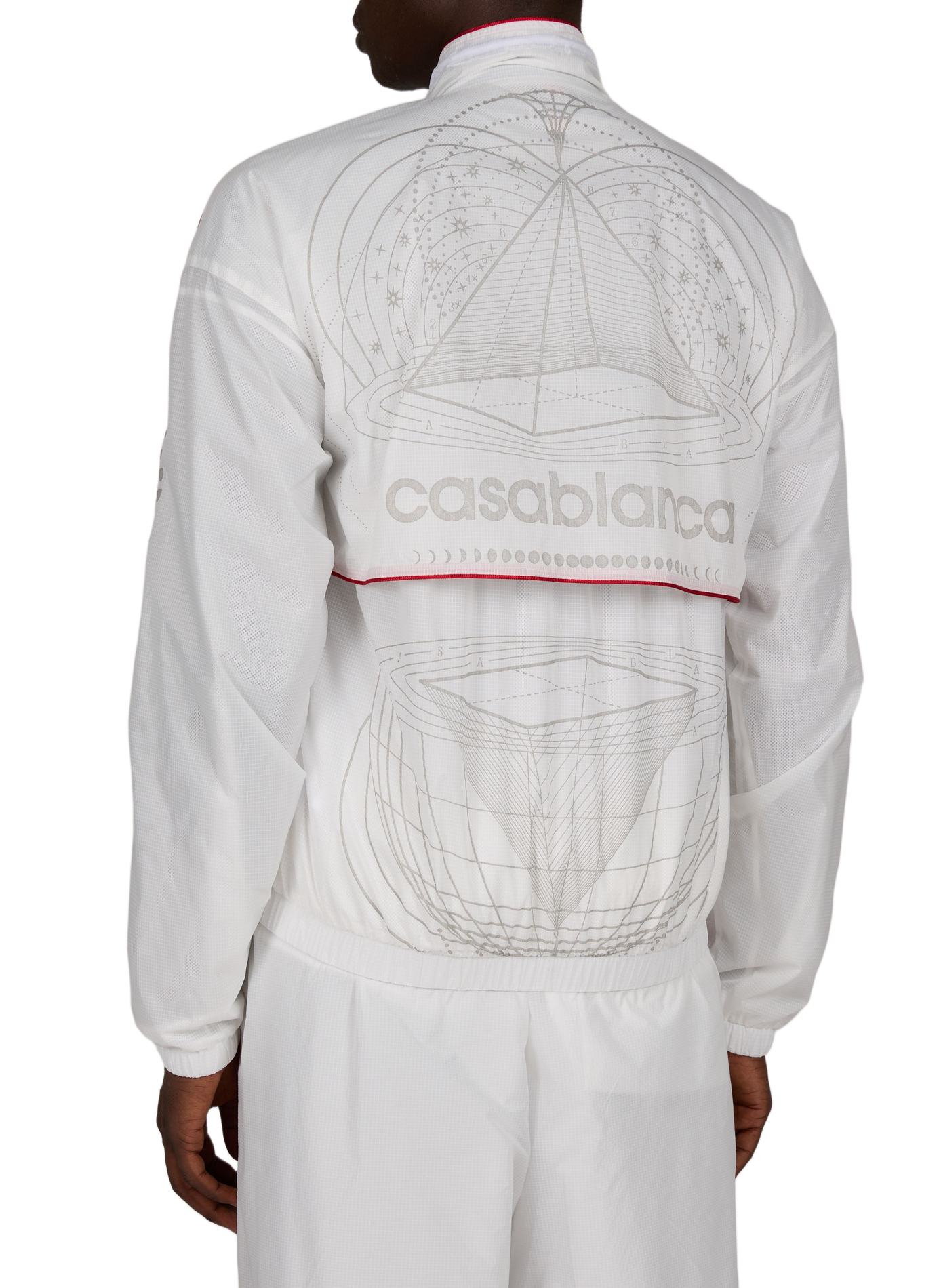 Pyramid Logo Jacket CASABLANCA PARIS White
