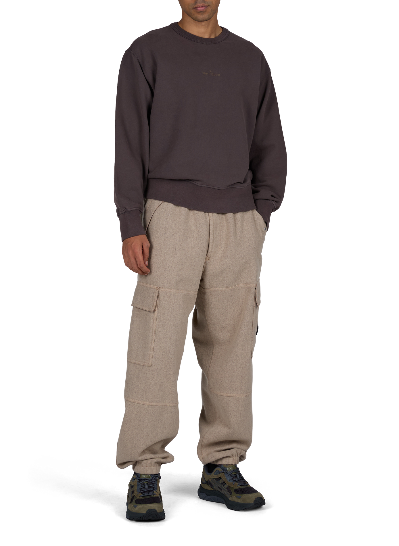 Sweatshirt Caspian aus Baumwolle STONE ISLAND Rot