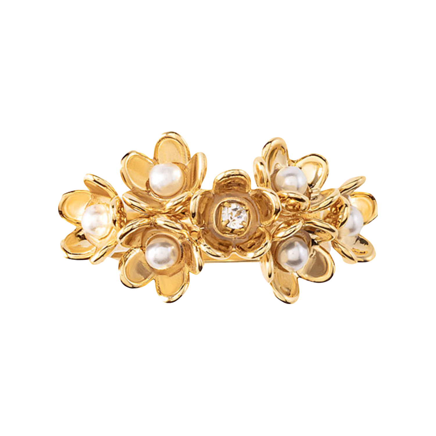Bague en laiton MAJE Doré