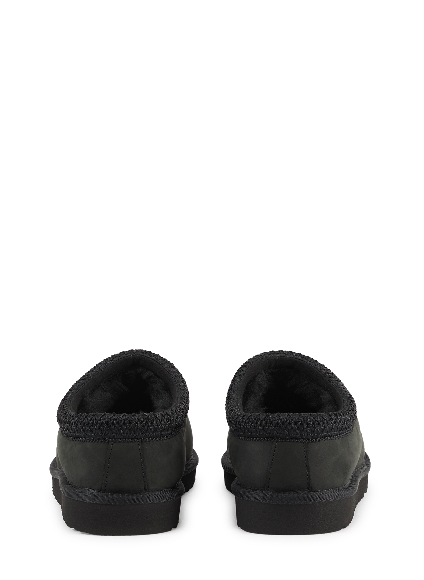 Hausschuhe aus Leder-Mix UGG Schwarz