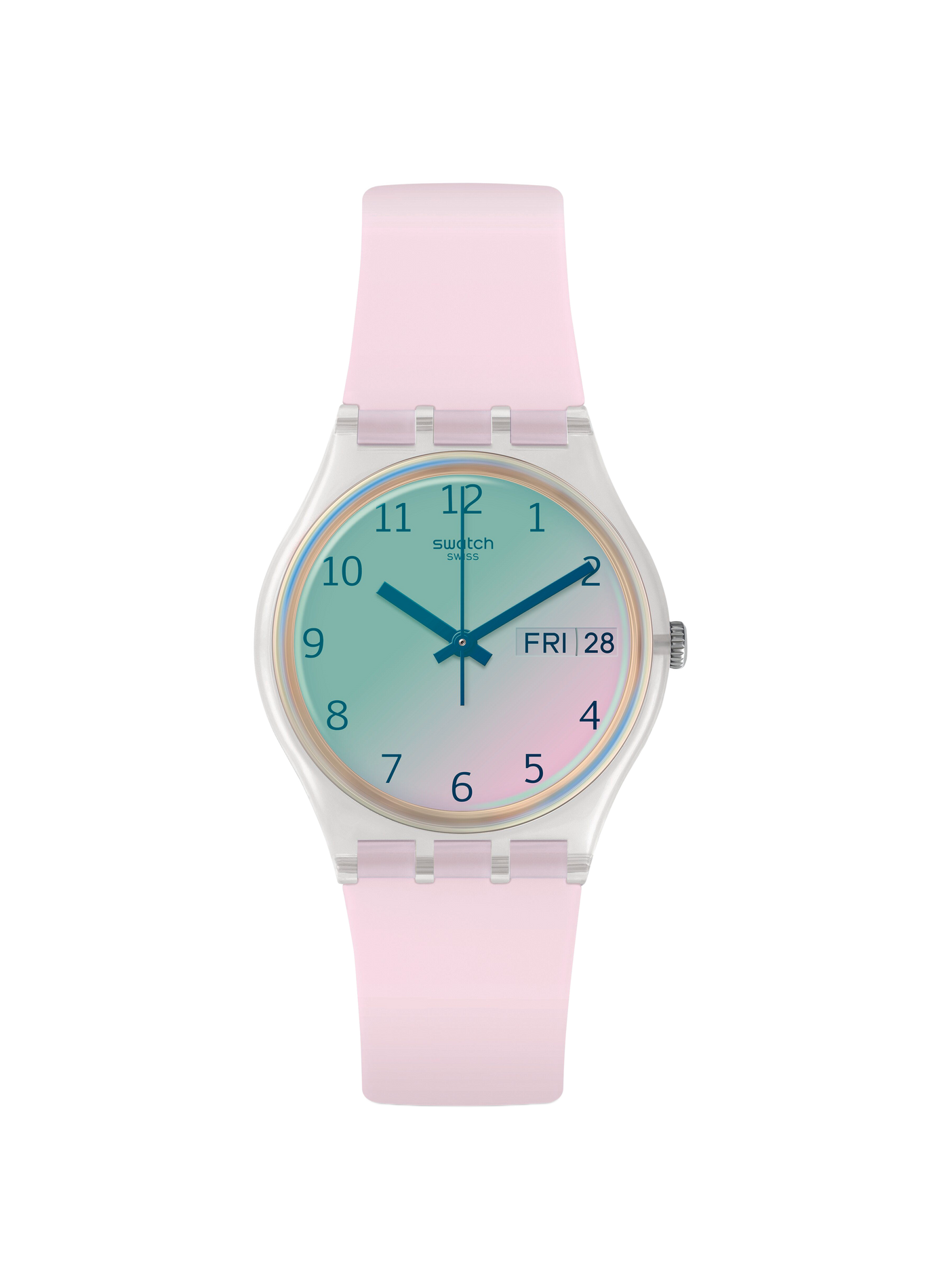 ULTRAROSE quartz silicone watch SWATCH White