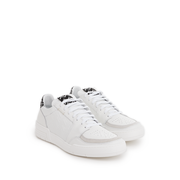Missoni Leather Trainers In White