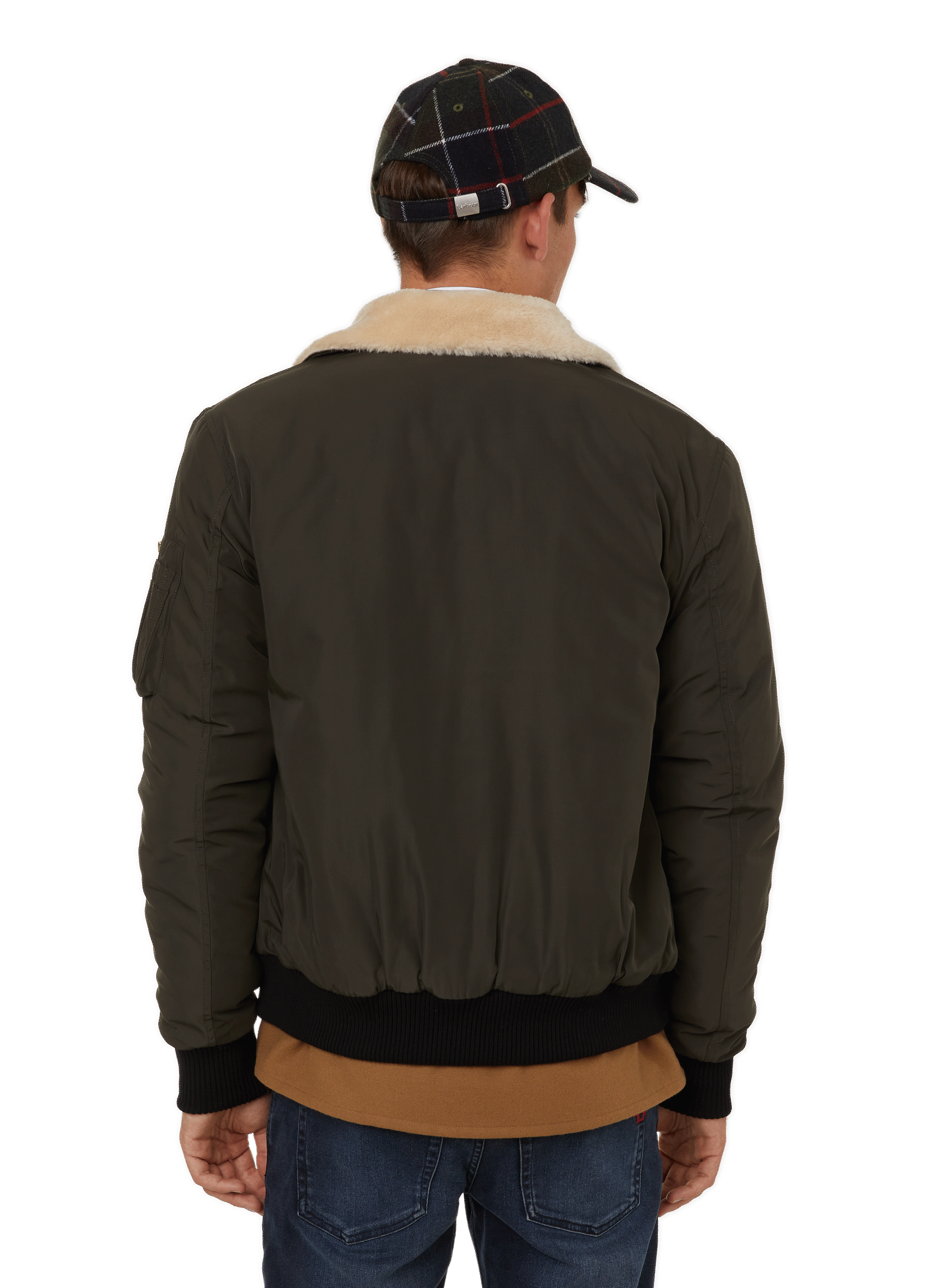 Bomber à col fourré BOMBERS ORIGINAL Kaki