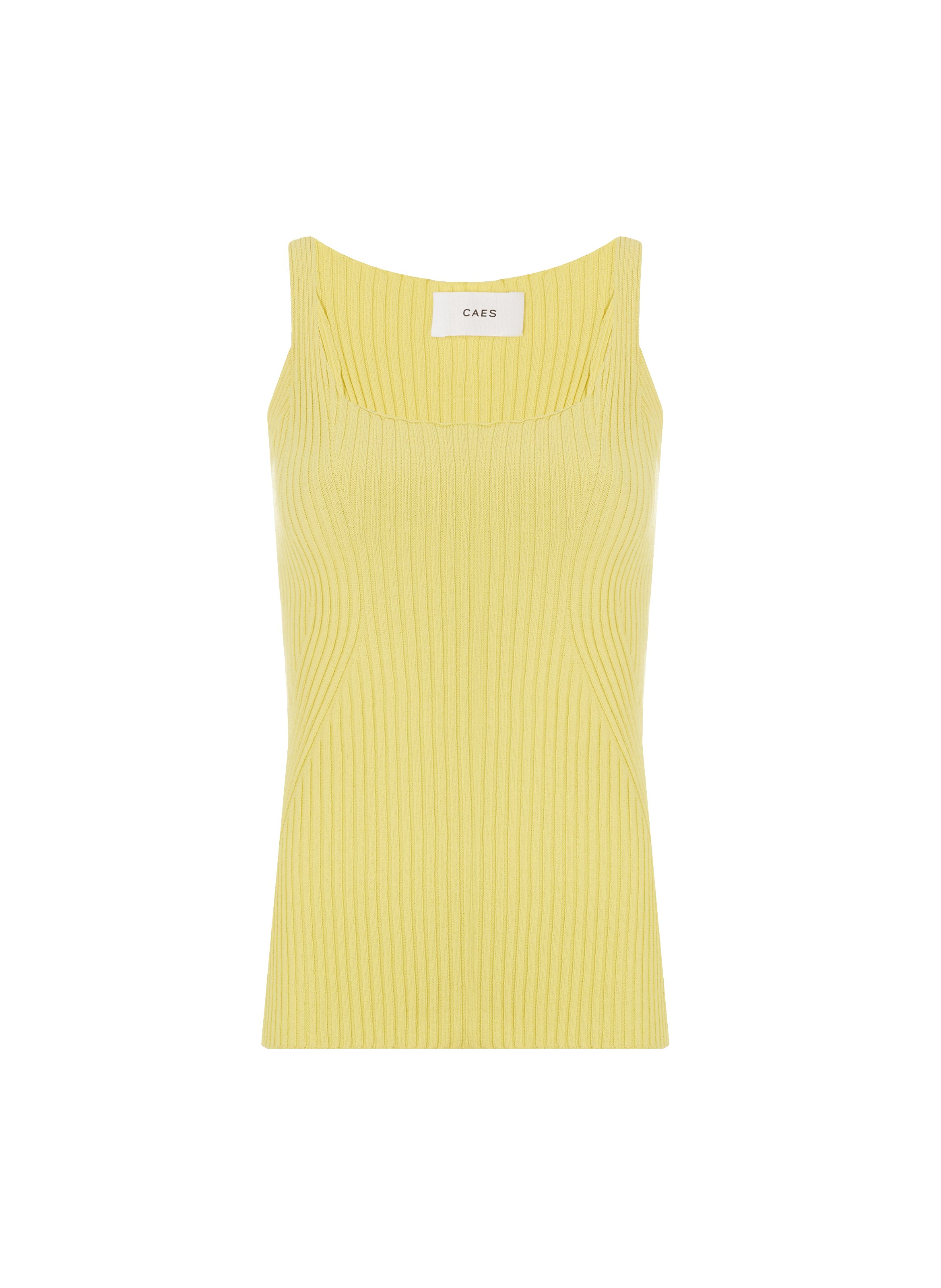 Top débardeur côtelé CAES Beige