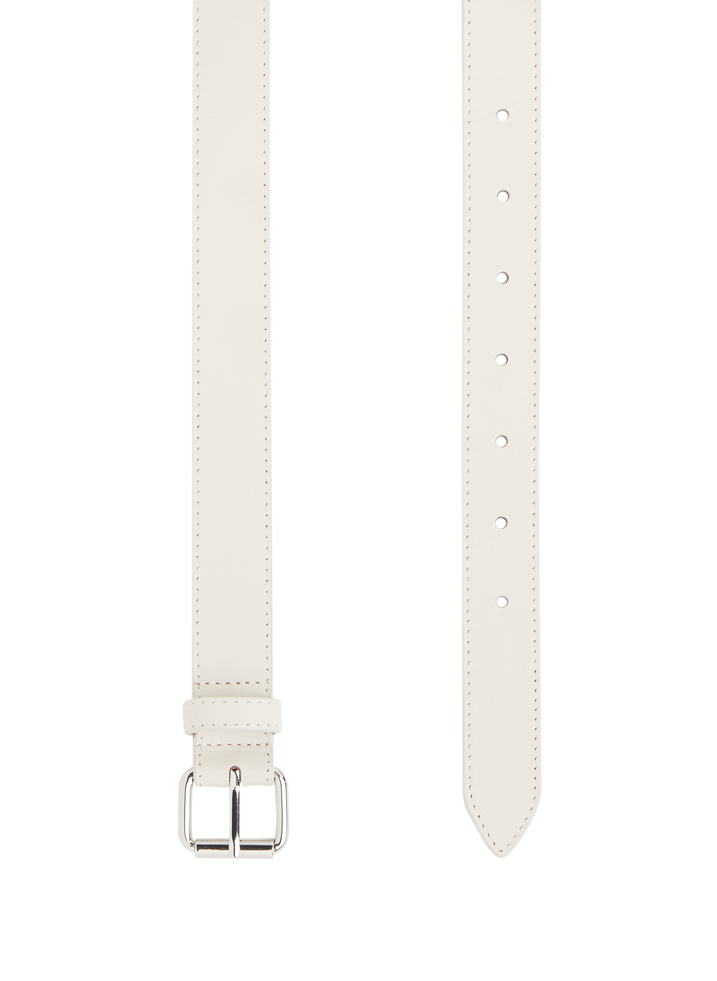 Ceinture en cuir SAISON 1865 Blanc