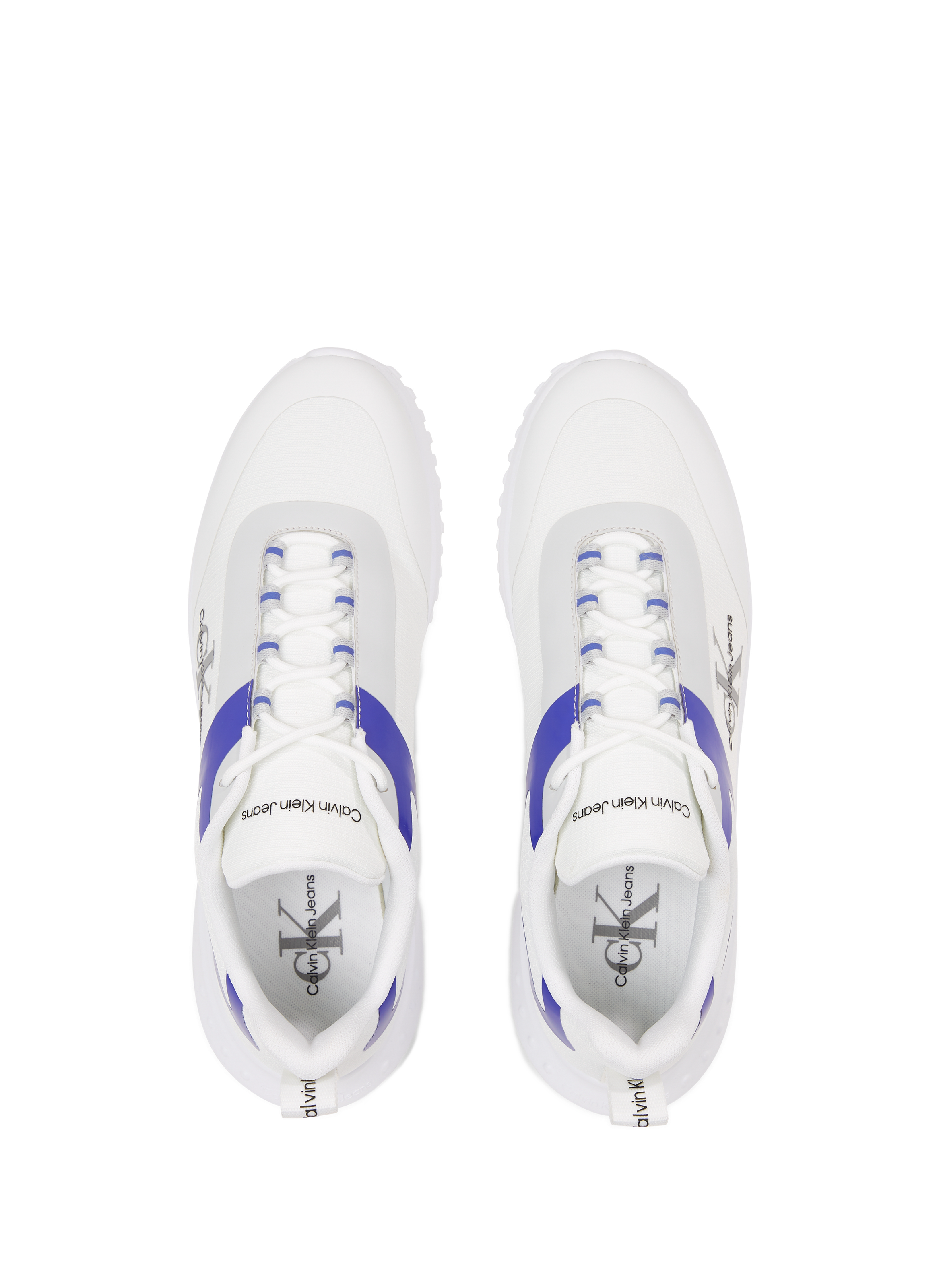 Bi-material sneakers CALVIN KLEIN White