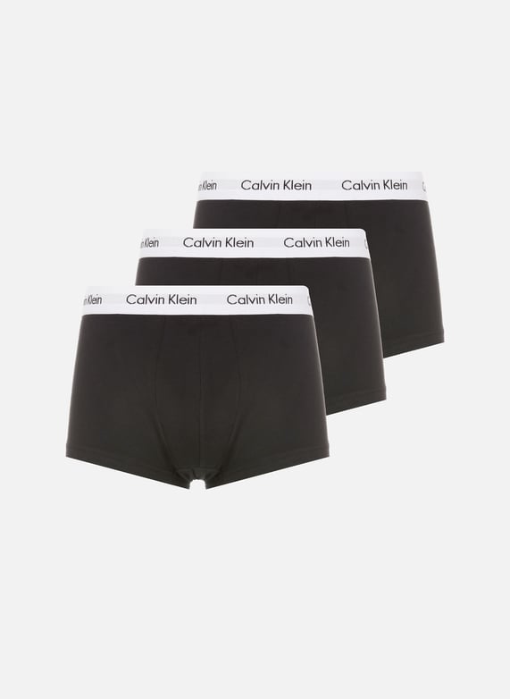 Pack Of Three Stretch Cotton Boxers Calvin Klein Men Printemps