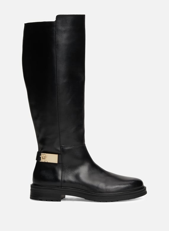 High leather boots tommy hilfiger women printemps