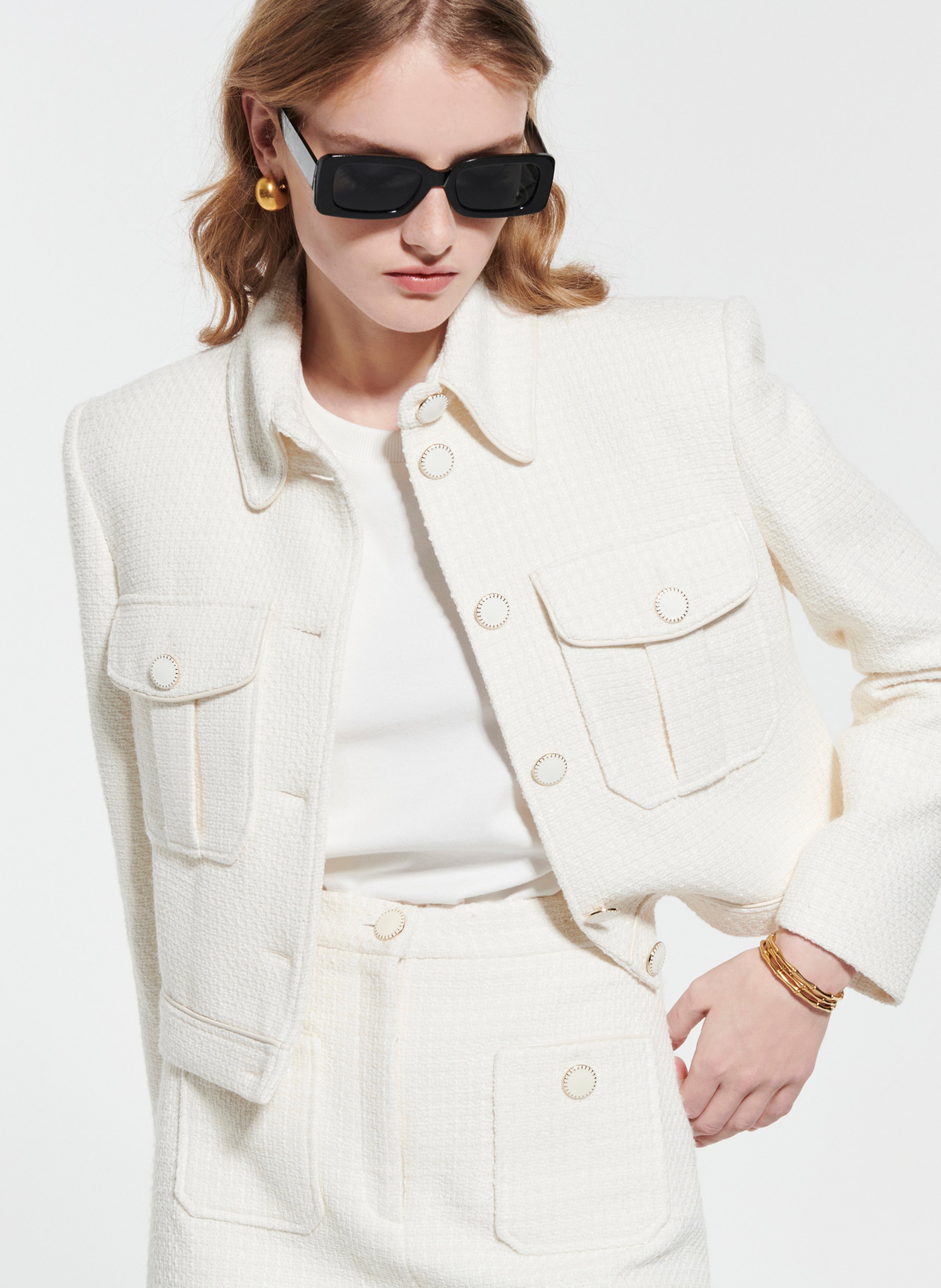 Jupe  jini ZAPA Blanc