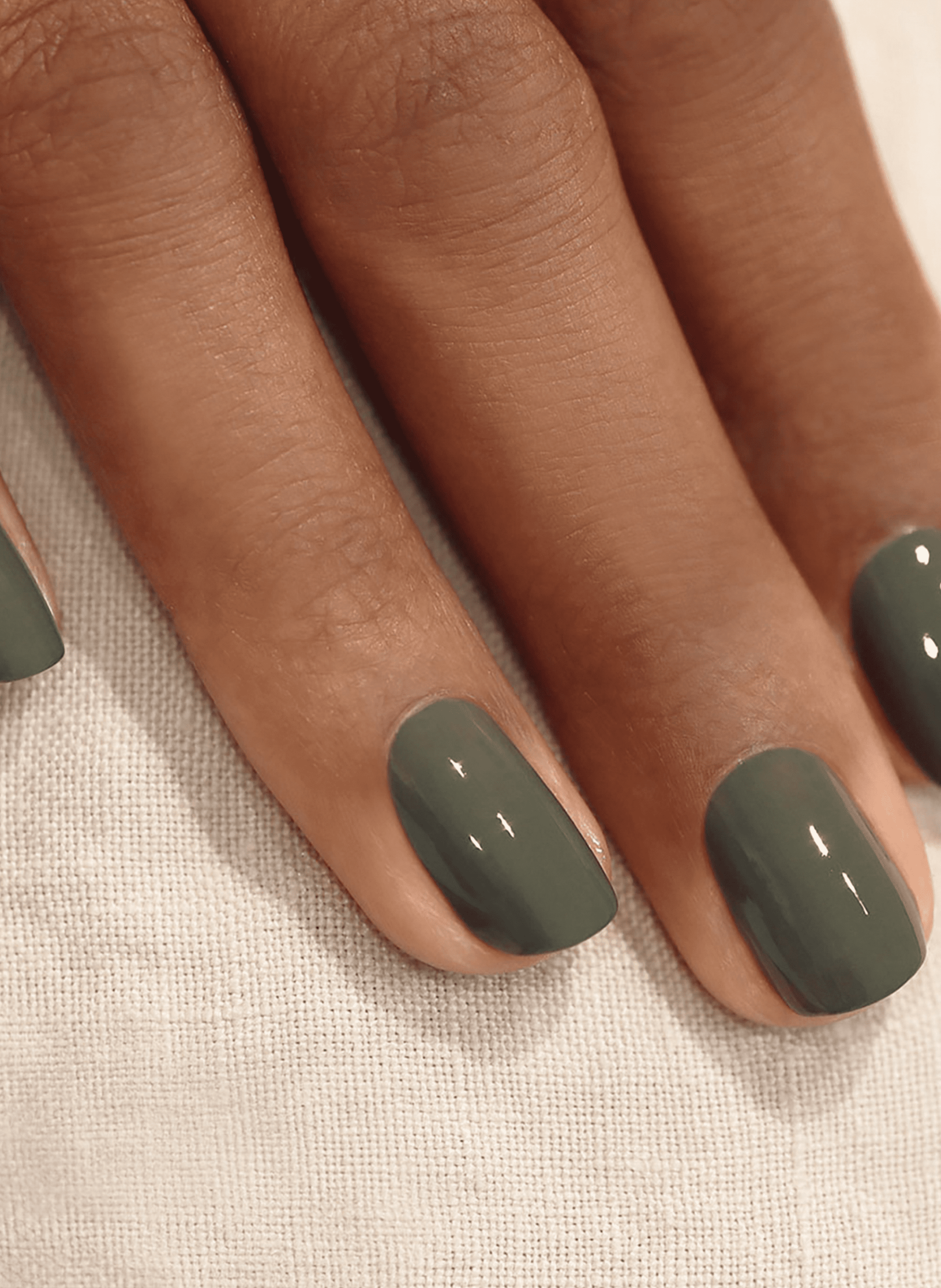 Green Nail Polish MANUCURIST Khaki