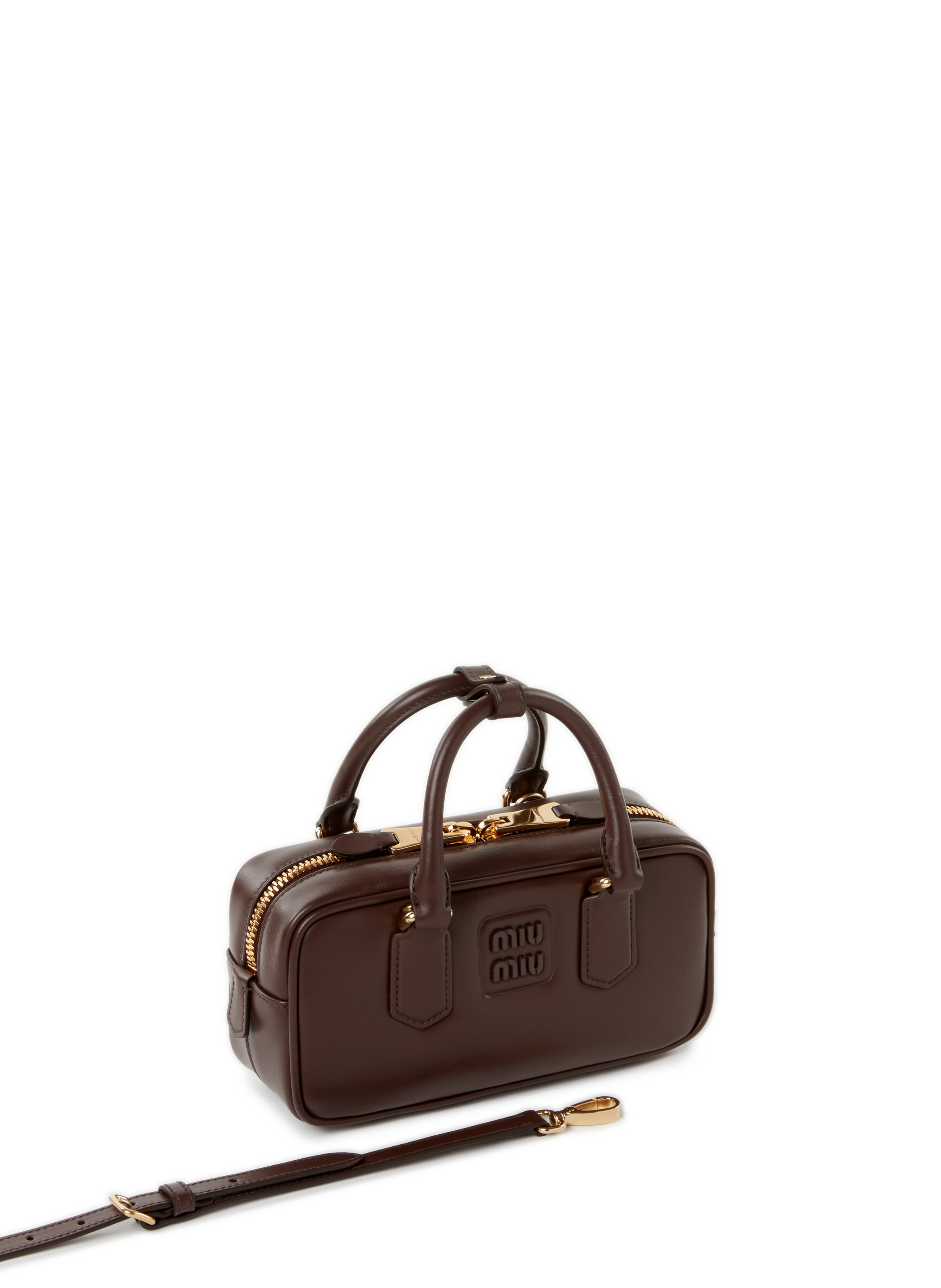 Sac Arcadie en cuir  MIU MIU Marron