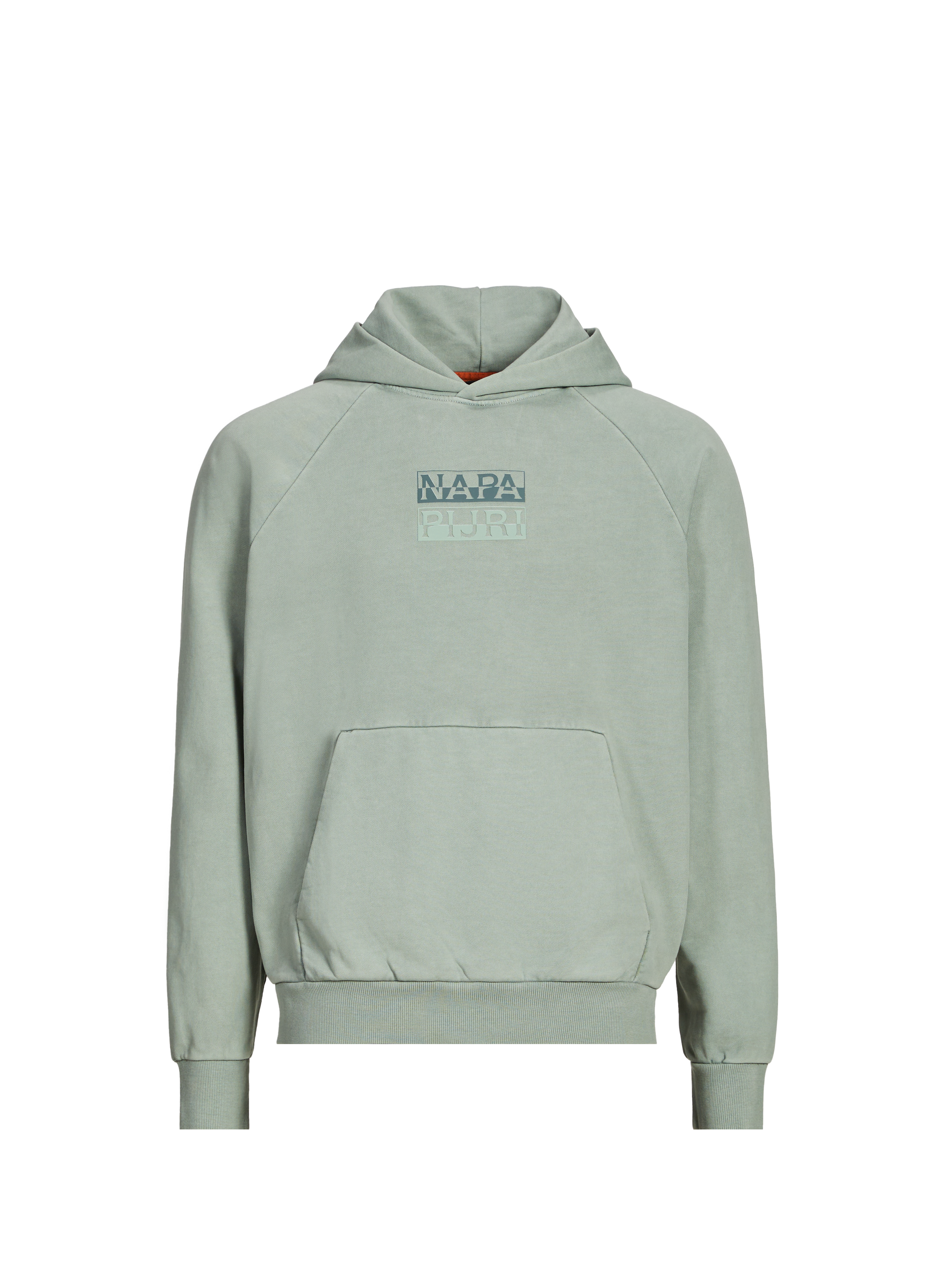 Straight printed cotton sweatshirt NAPAPIJRI Green