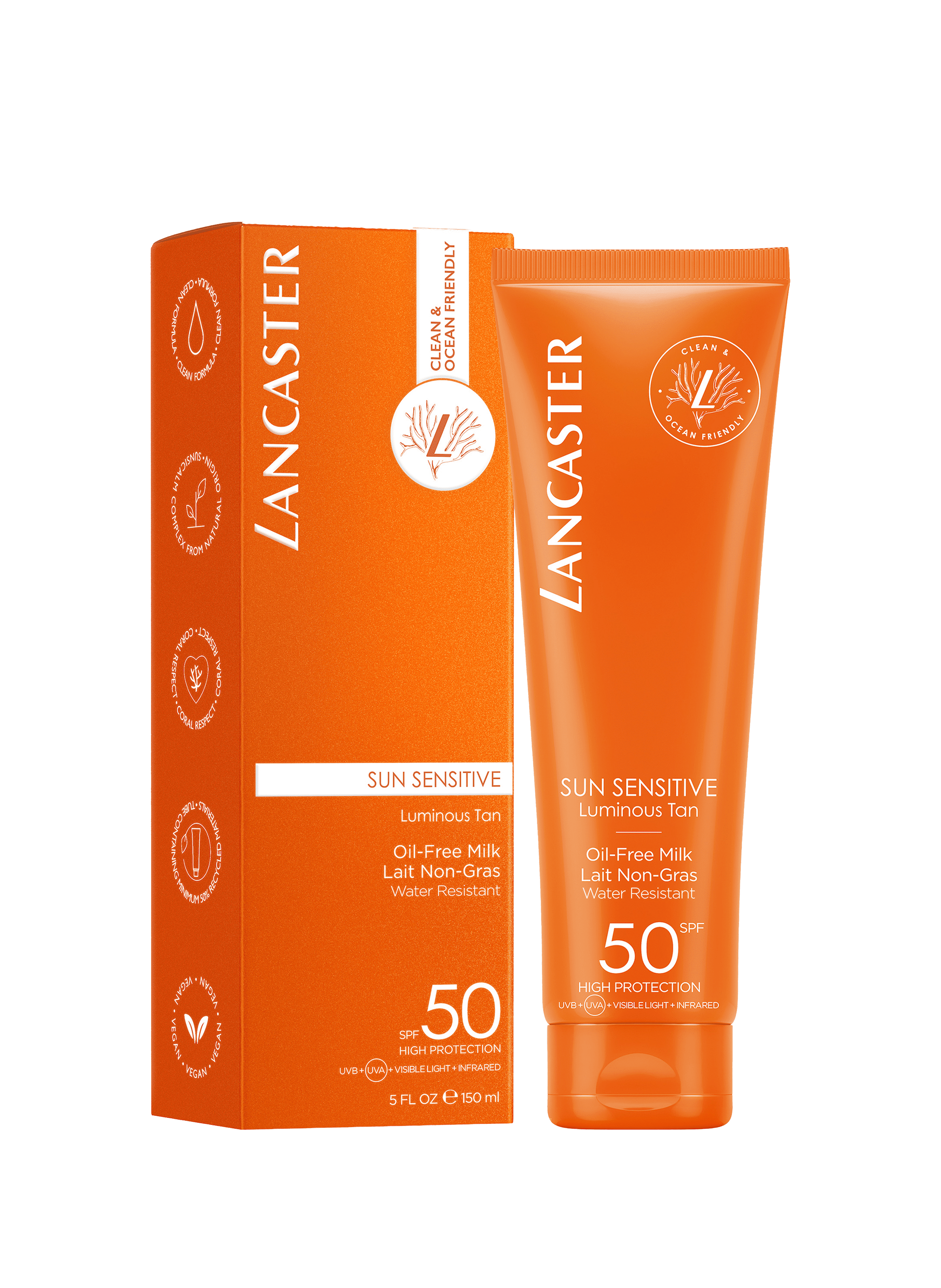 Sun Sensitive Luminous Tan - Body sunscreen lotion SPF50 LANCASTER No color