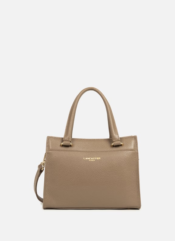 Petit sac à main - foulonné double Marron by LANCASTER LANCASTER Petit sac à main - foulonné double Marron