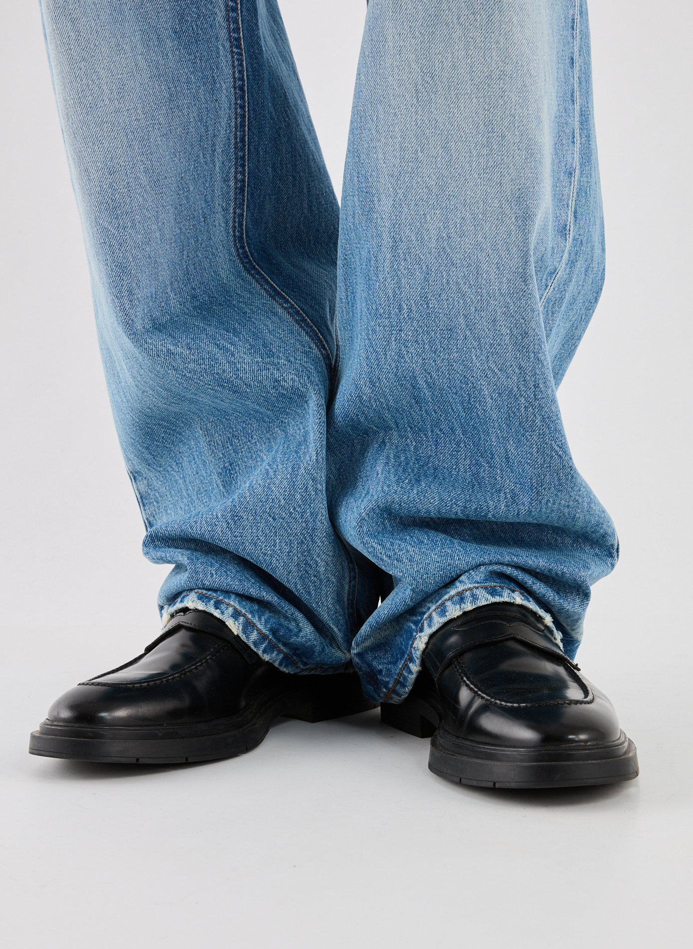 Straight cotton jeans JACQUEMUS Blue