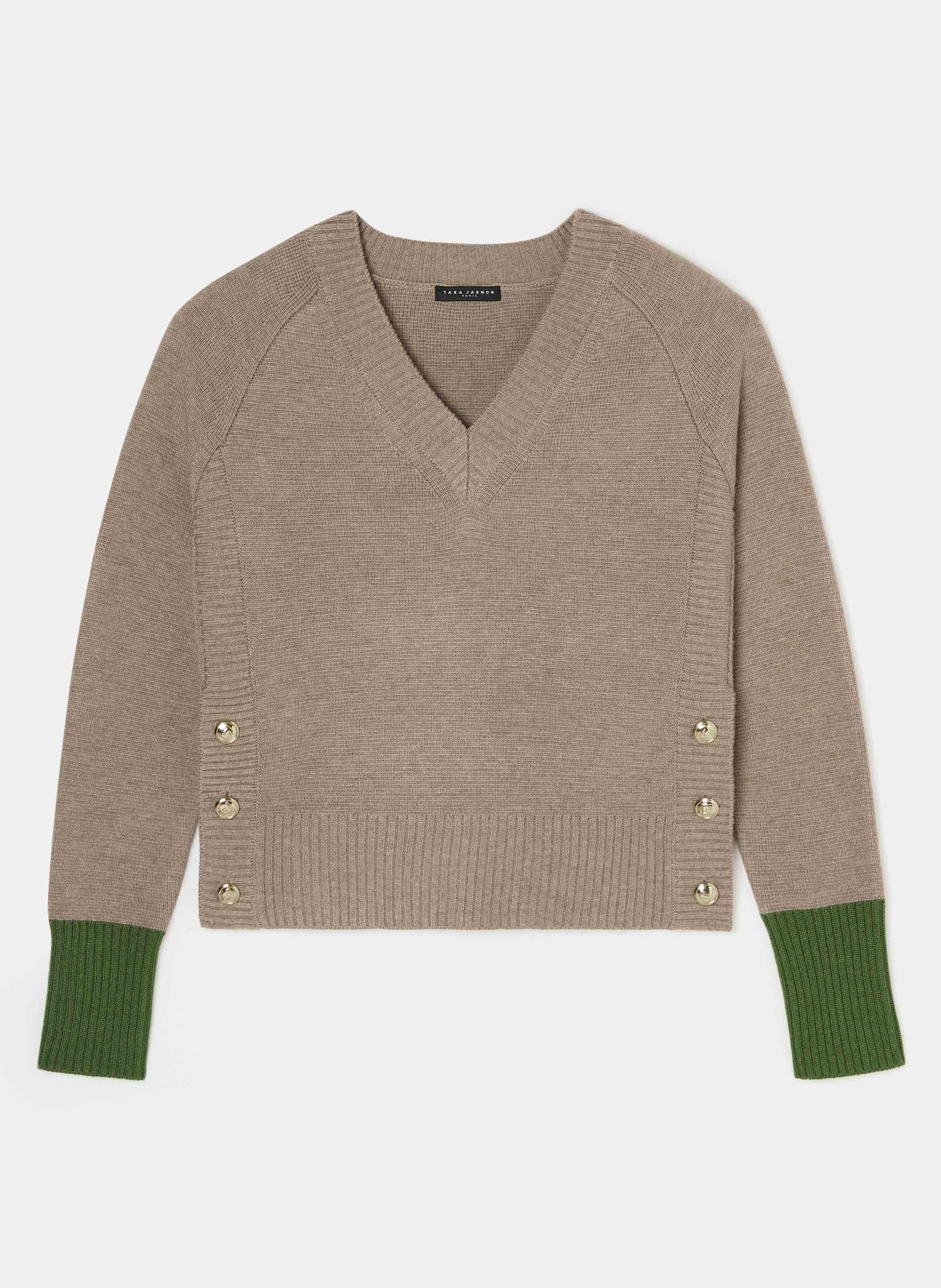 Pull promesse TARA JARMON Marron