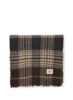 Wool check scarf MOISMONT Wool check scarf MOISMONT