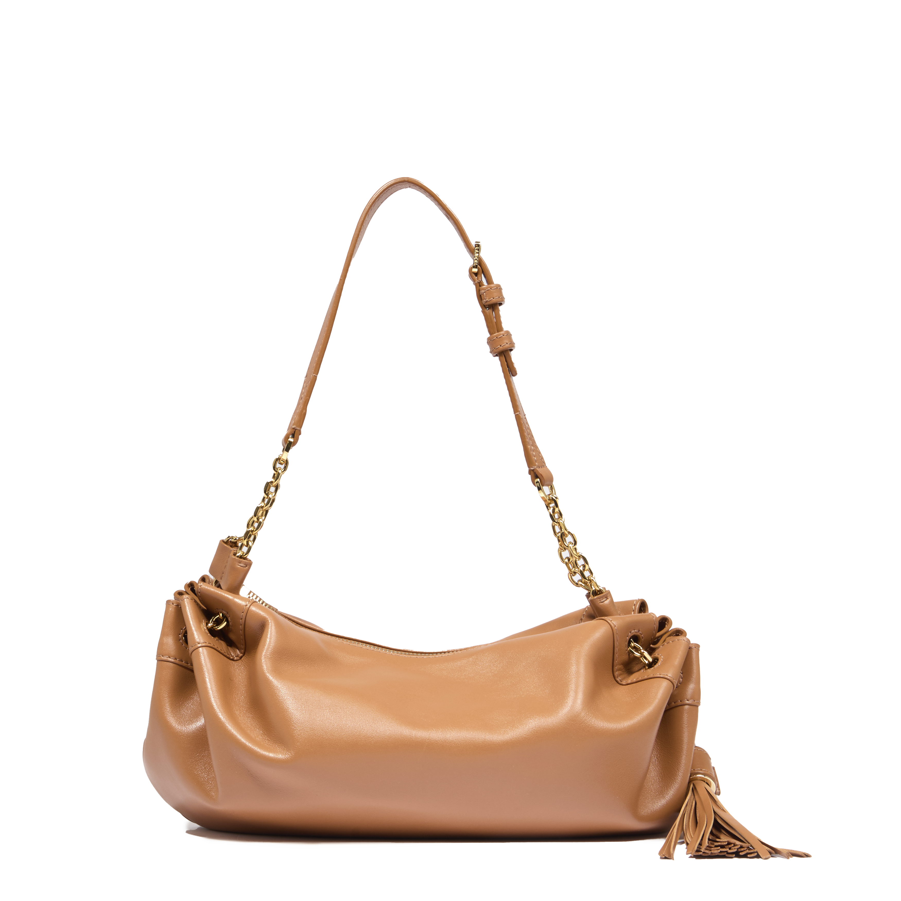 Sac mabelle porté croisé s en cuir mabelle LANCEL Marron