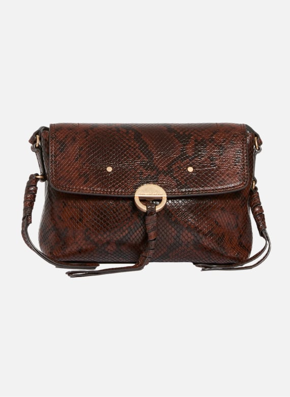 Petit sac othilia en cuir imprimé python - Vanessa bruno Femme ...