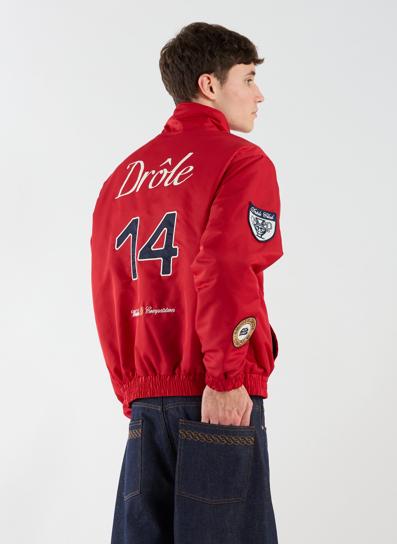 Veste ample sérigraphiée DROLE DE MONSIEUR Rouge