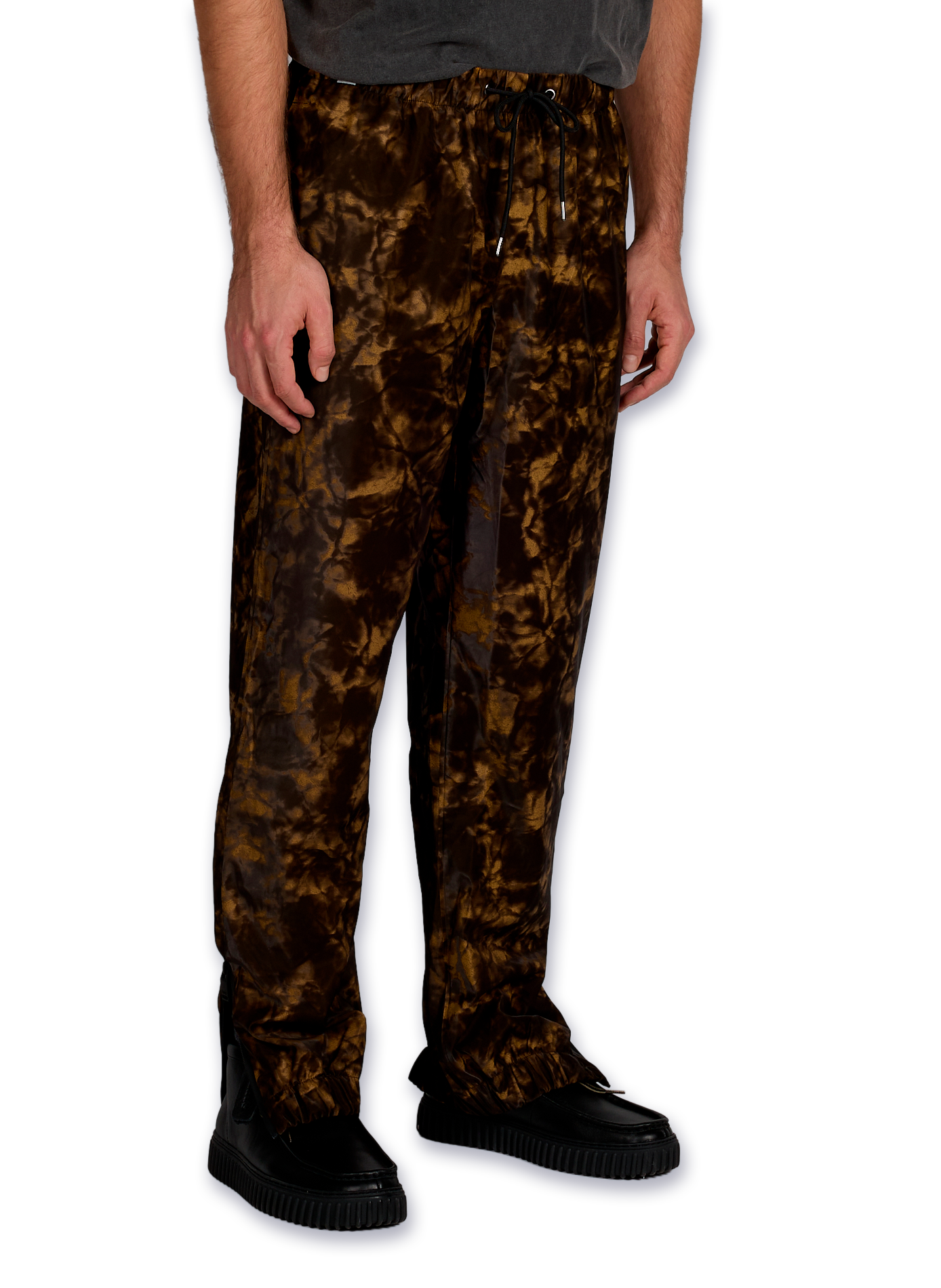 Coated trousers RAINS Brown