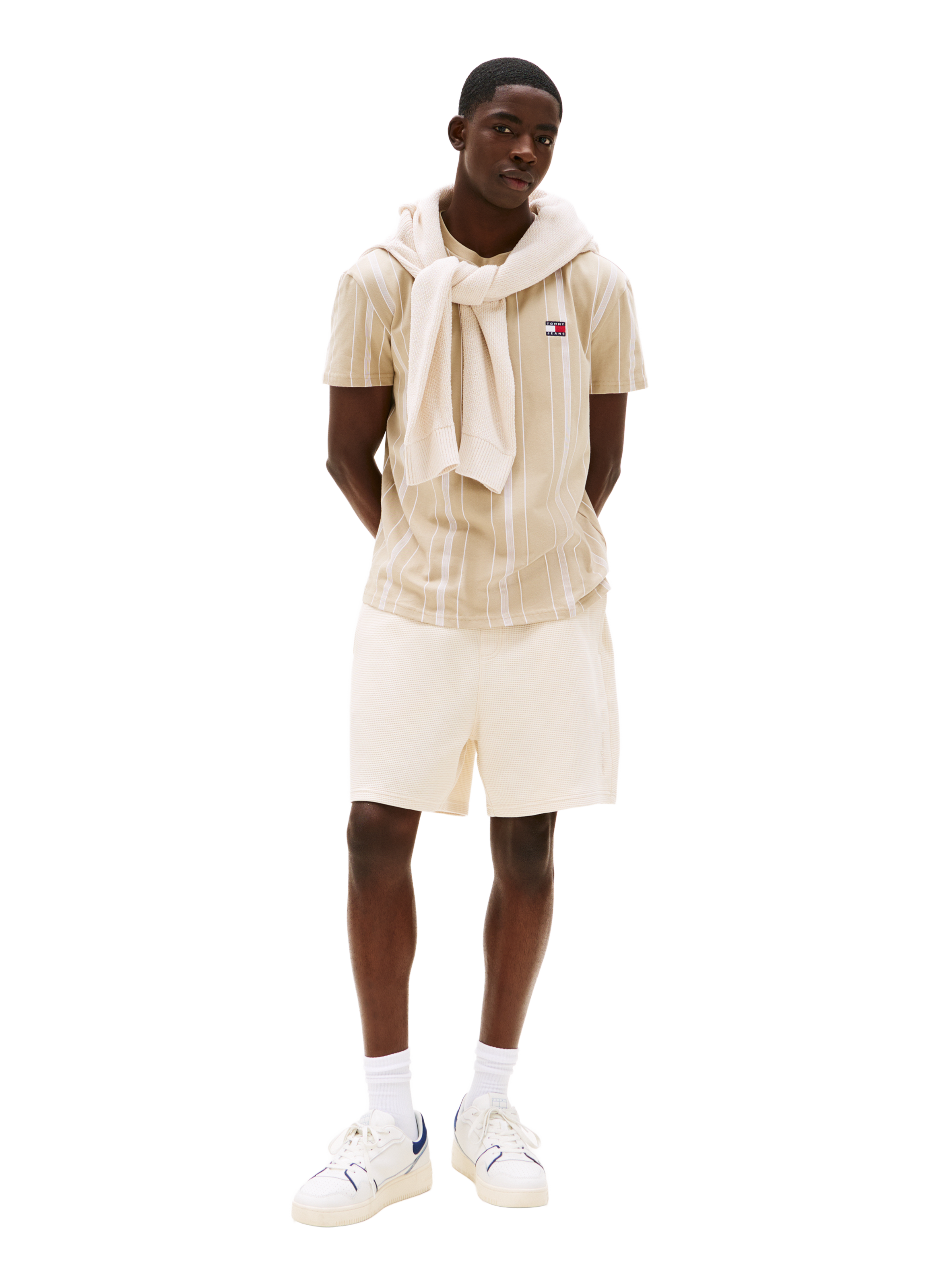 Cotton Shorts TOMMY HILFIGER Beige