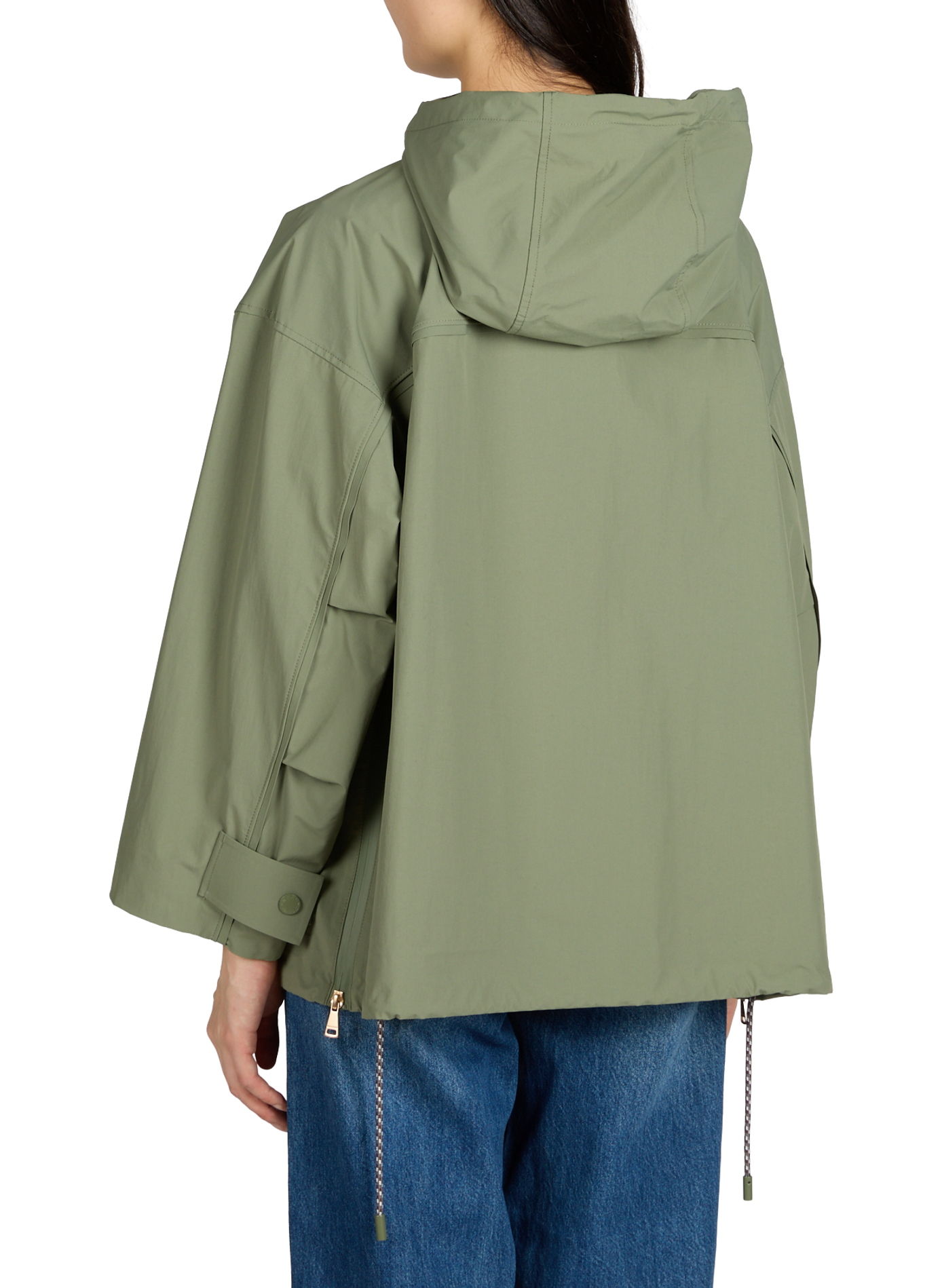 Straight Windbreaker Jacket WEEK END Khaki