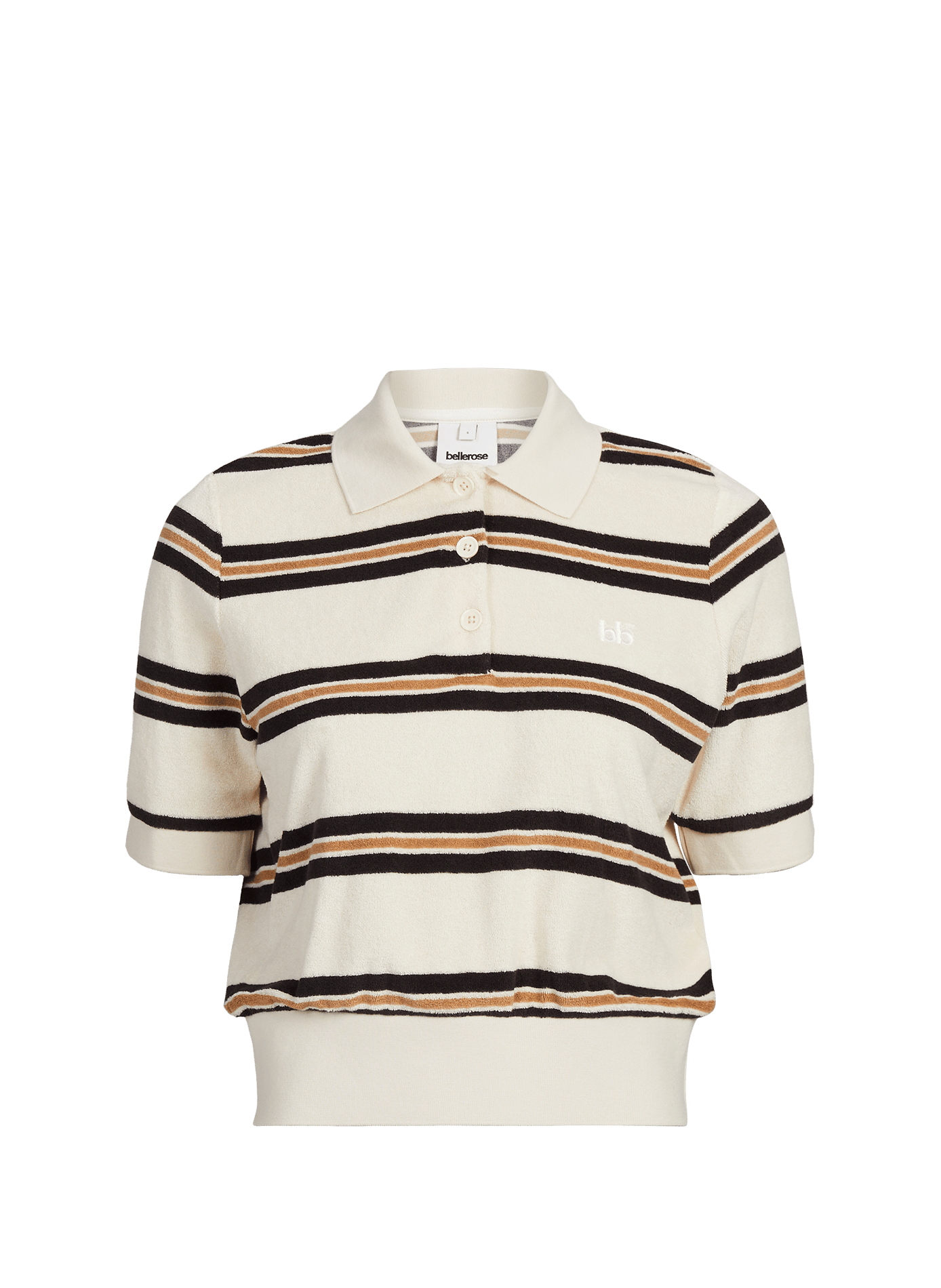 Polo rayé Crixus à manches courtes en coton mélangé BELLEROSE Multicolore