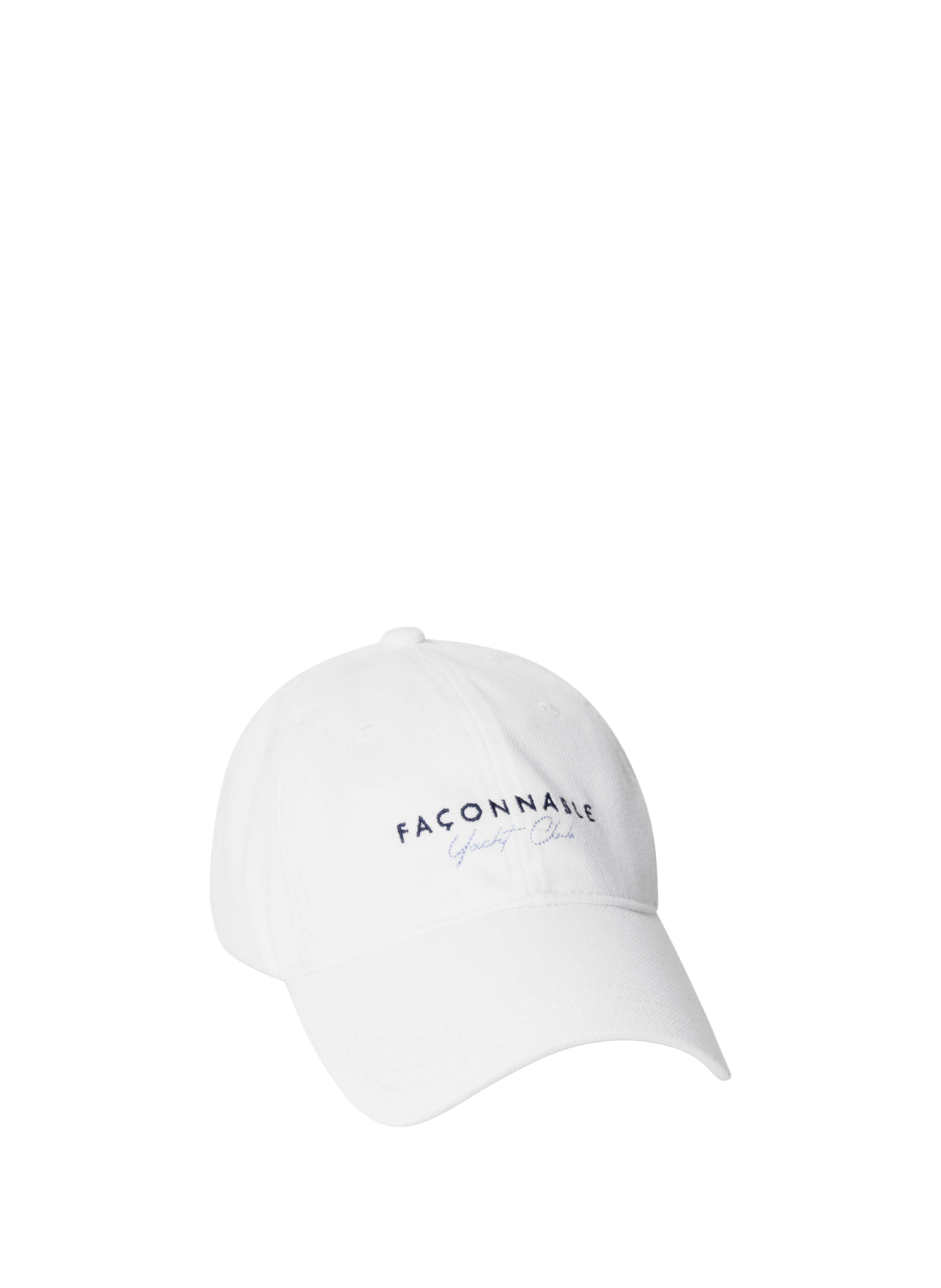 Casquette brodée en coton FACONNABLE Blanc