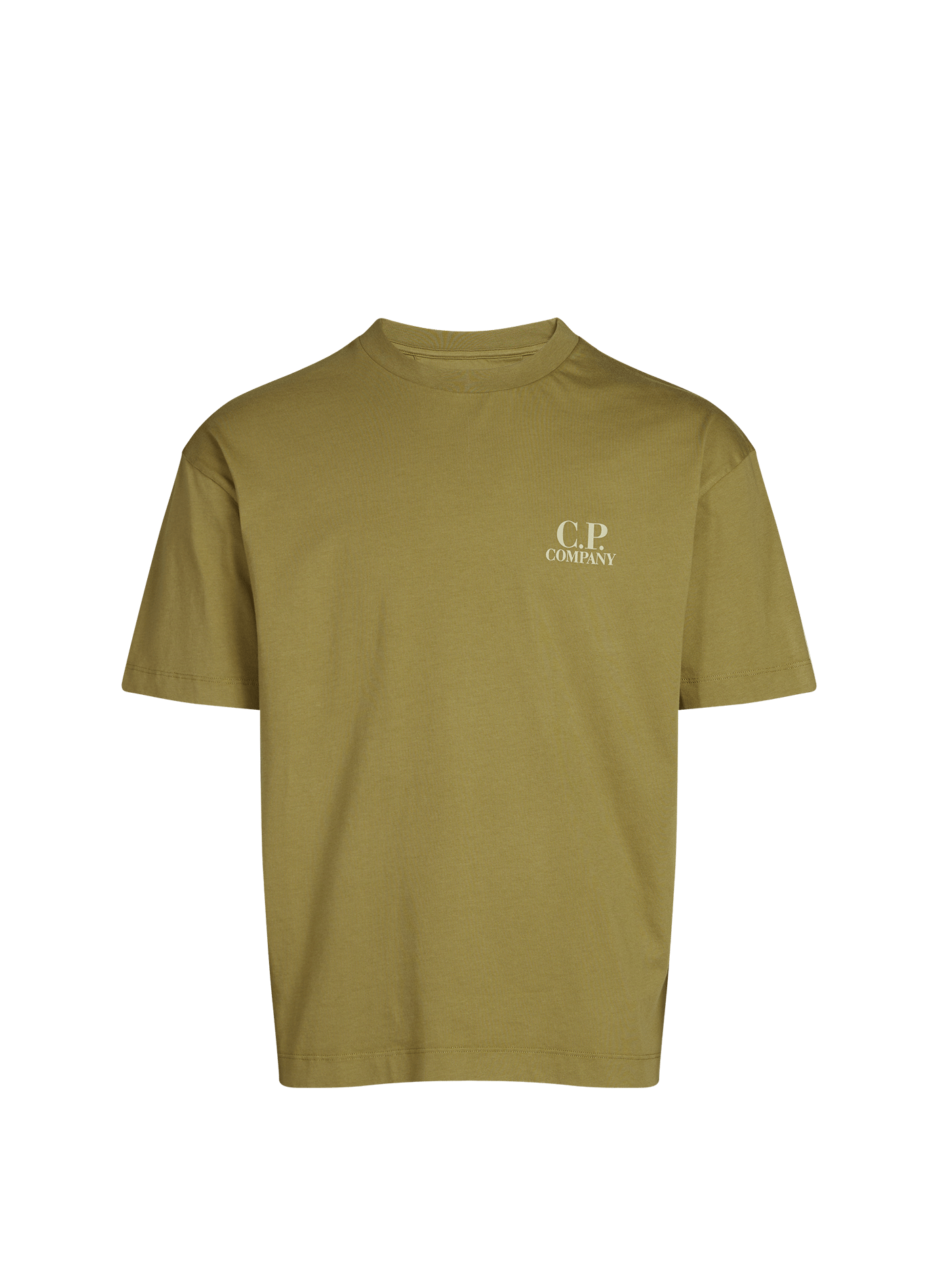 Cotton Logo T-shirt  Dried herb