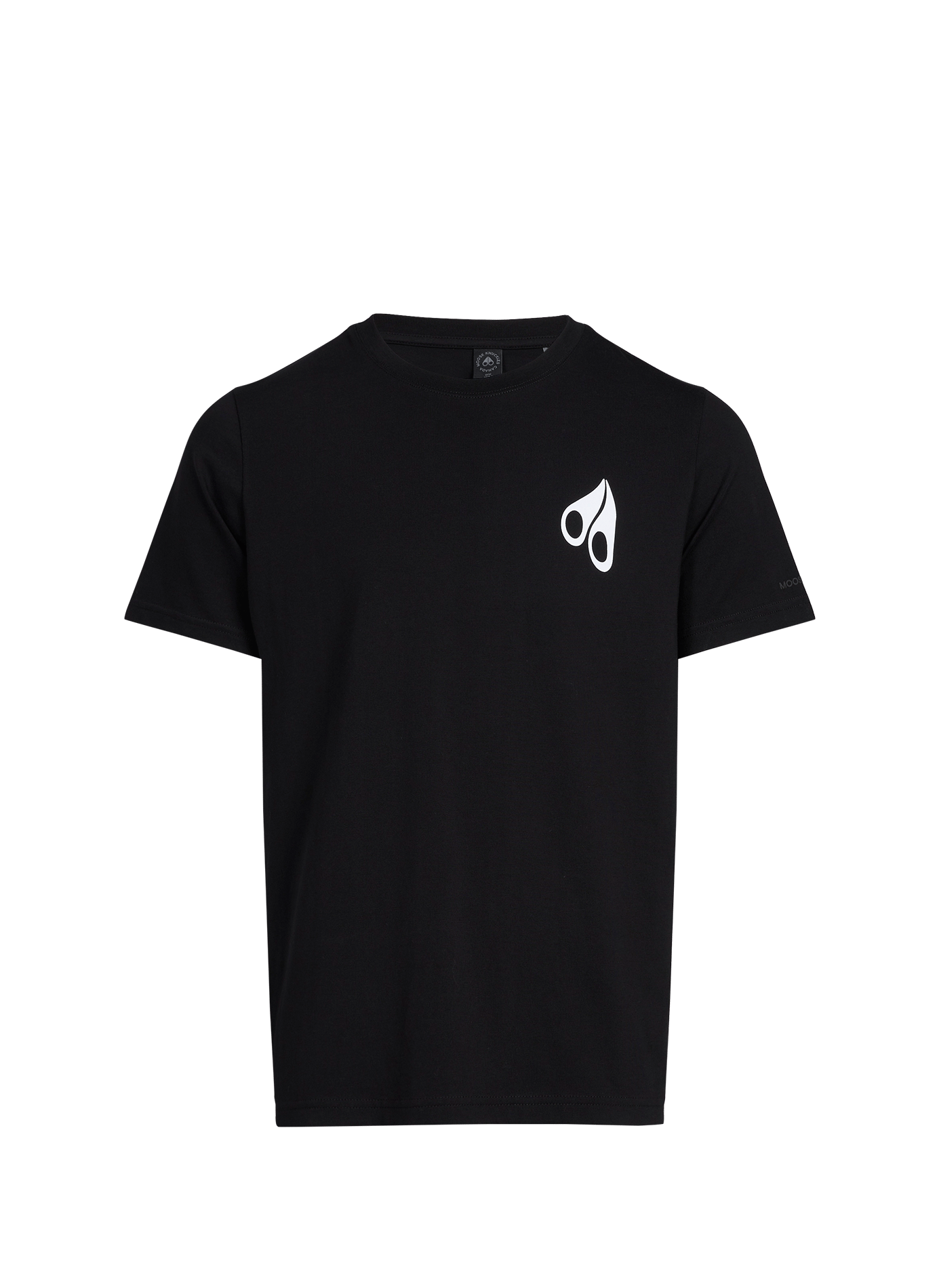 T-shirt à imprimé en coton MOOSE KNUCKLES Noir