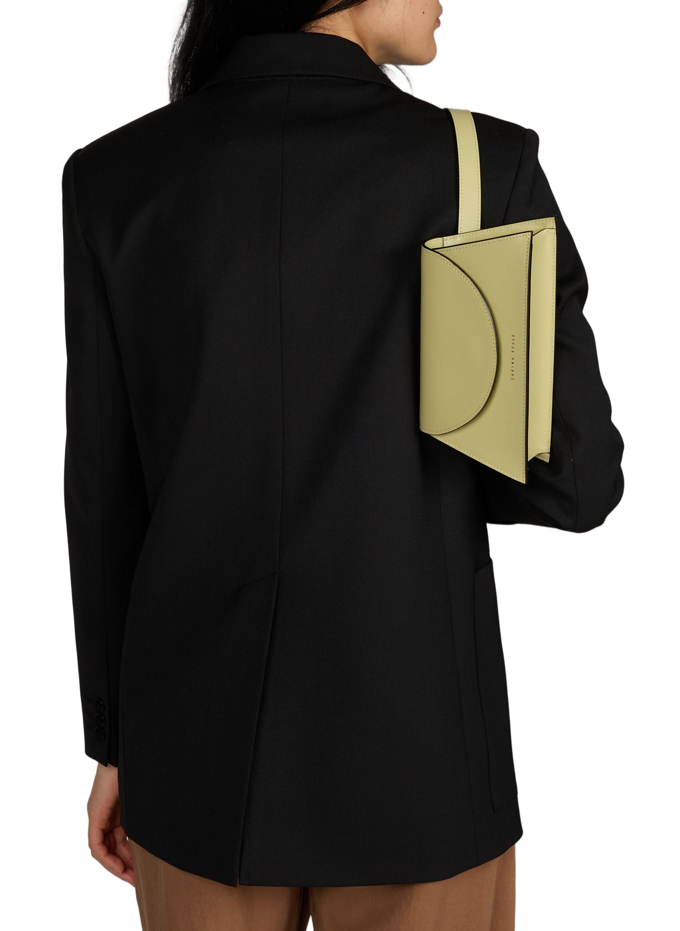 Sac uni en cuir ZARINA ROUGE Vert