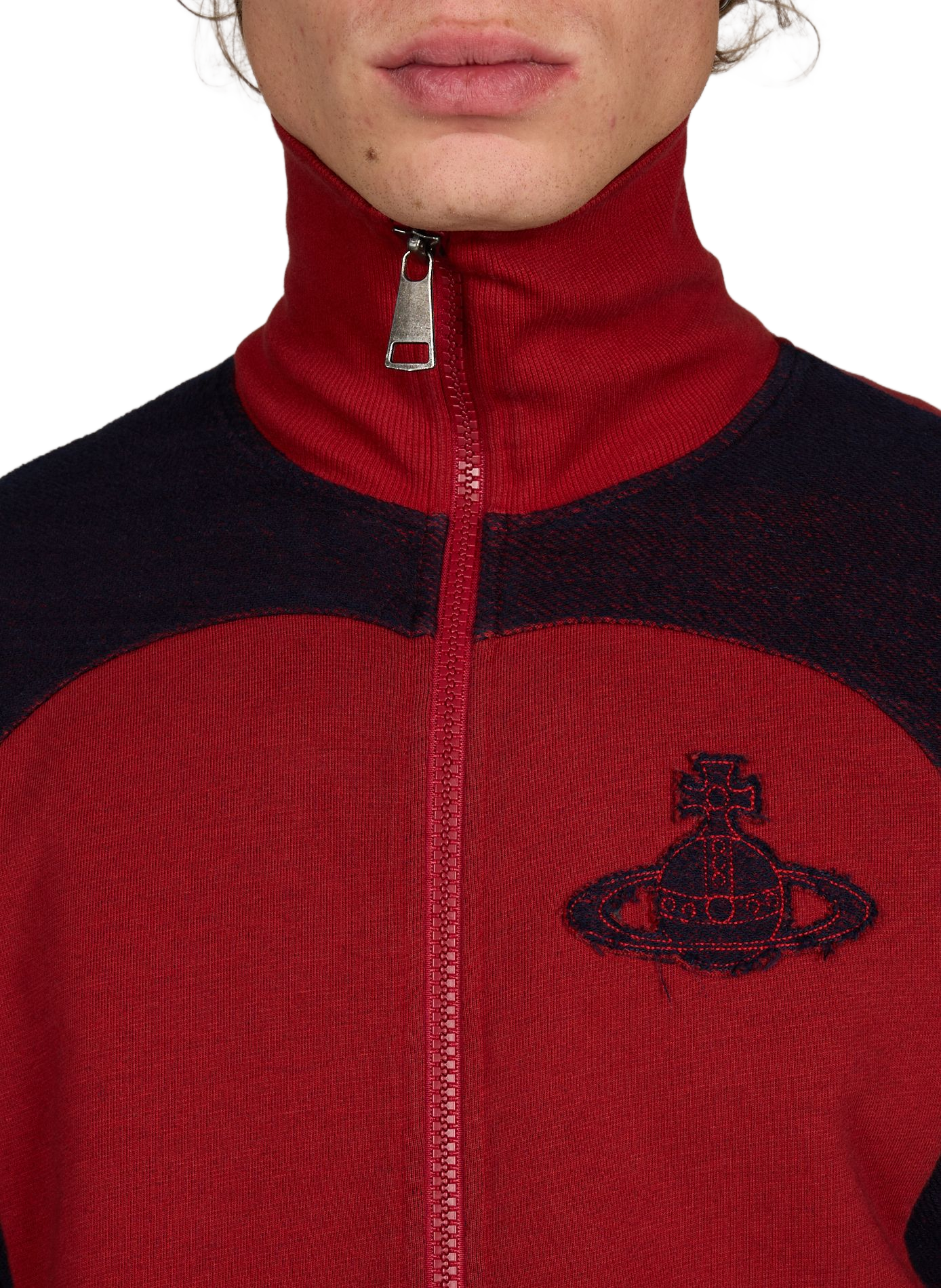 Cotton Alien Sweatshirt VIVIENNE WESTWOOD Red