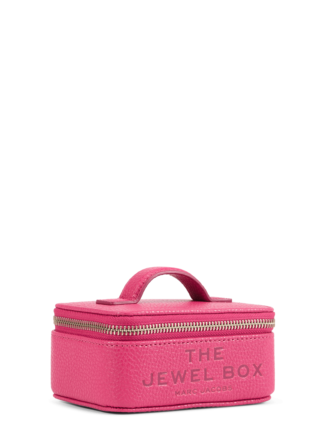 The Jewel box en cuir grainé MARC JACOBS Rose